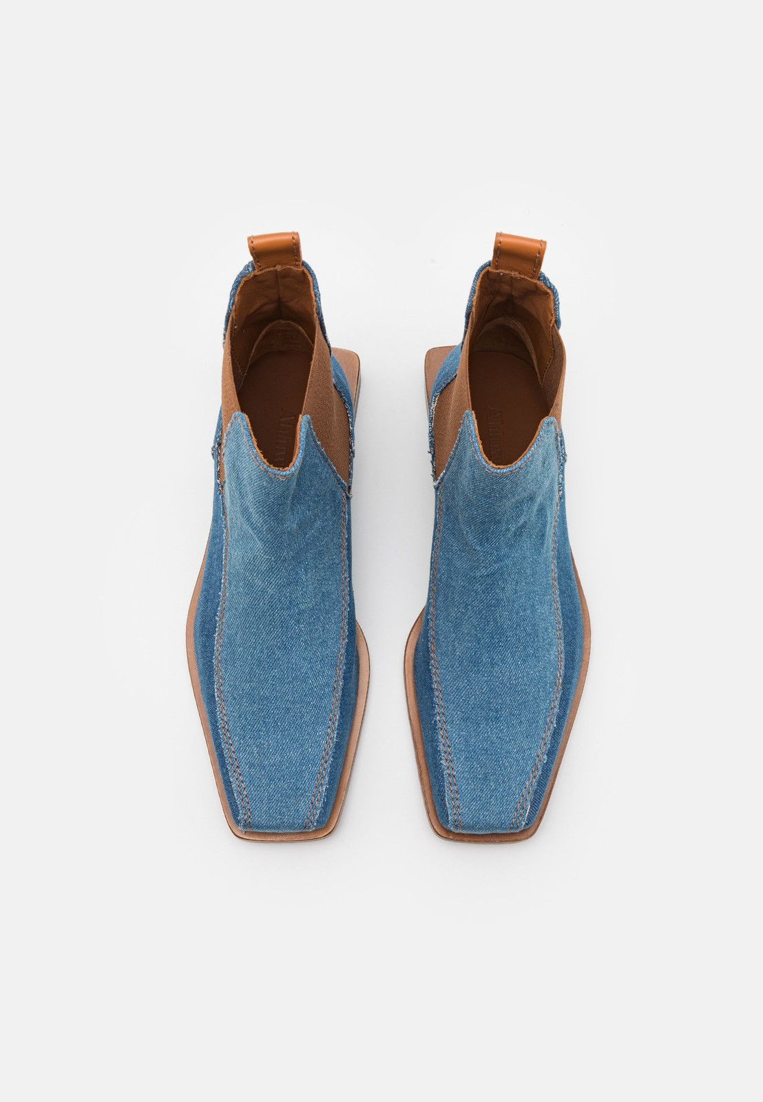 Ahluwalia !DS! SS23 Ahluwalia Tabali Denim Ankle Boots Size US 12 / EU 45 - 3 Thumbnail