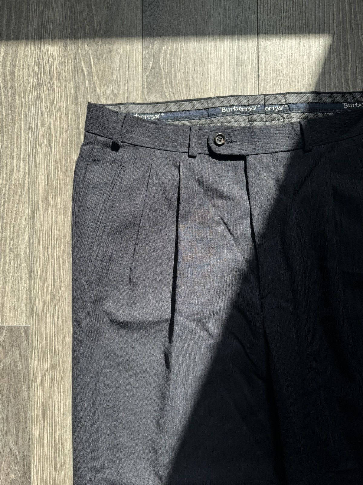 Burberry Vintage Burberrys Formal stripped suitpants Size US 38 / EU 54 - 3 Thumbnail