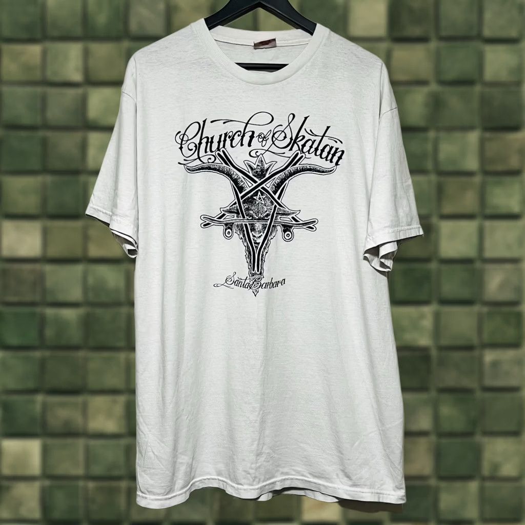 Vintage VINTAGE Shorty’s Skateboards Church of Skatan T Shirt XL White Men Skate Short Sleeve Crew Neck 1990s 90s Logo Size US XL / EU 56 / 4 - 1 Thumbnail