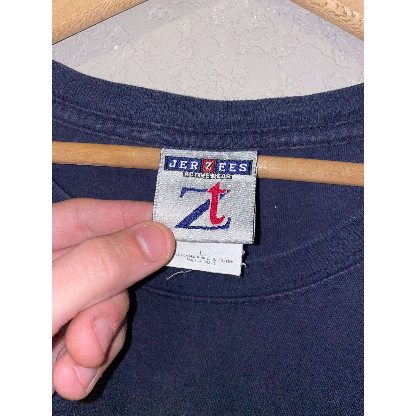 Jerzees Vintage NYPD Shirt New York Police Department Blue Tee Large Size US L / EU 52-54 / 3 - 7 Thumbnail