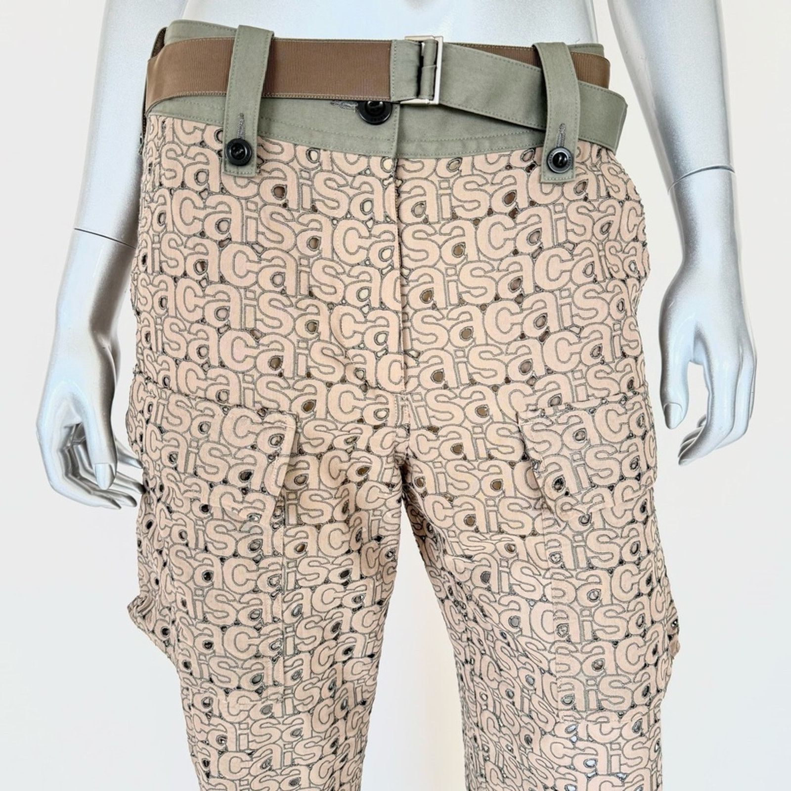 Sacai SACAI women two pieces costume size 2 or M Authentic 3800$ Size 30" / US 8 / IT 44 - 5 Thumbnail