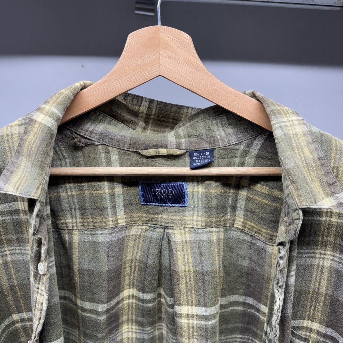 Vintage Vintage Faded Green Plaid Shirt ERD Grunge Chrome Size US XXL / EU 58 / 5 - 3 Thumbnail
