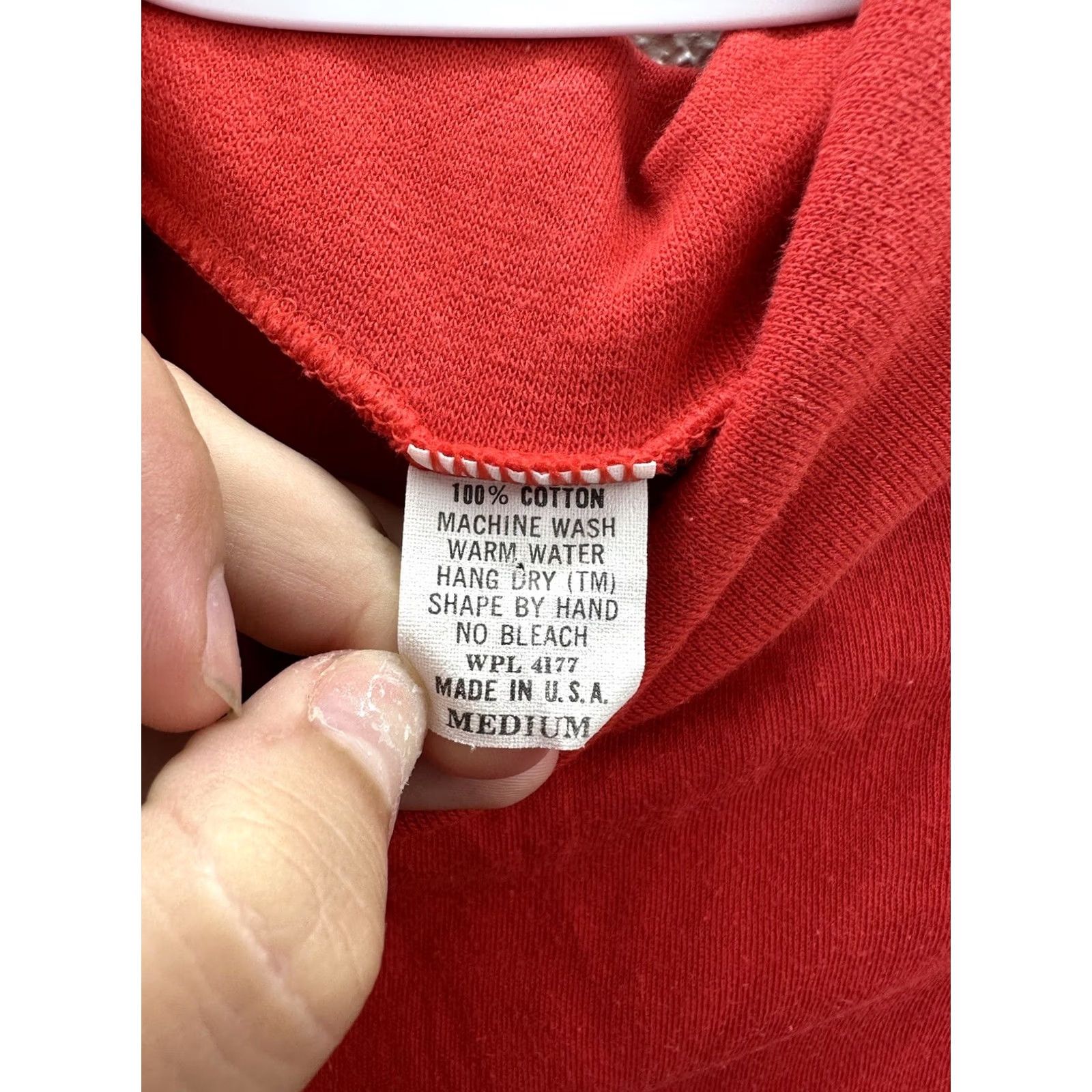 Vintage Womens Unbranded Red Long Sleeve Turtleneck Shirt Size Medium Size M / US 6-8 / IT 42-44 - 4 Thumbnail