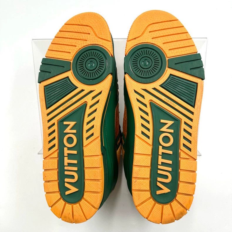 Louis Vuitton Louis Vuitton Trainer Brazilian yellow and green embossed Size US 9.5 / EU 42-43 - 7 Thumbnail