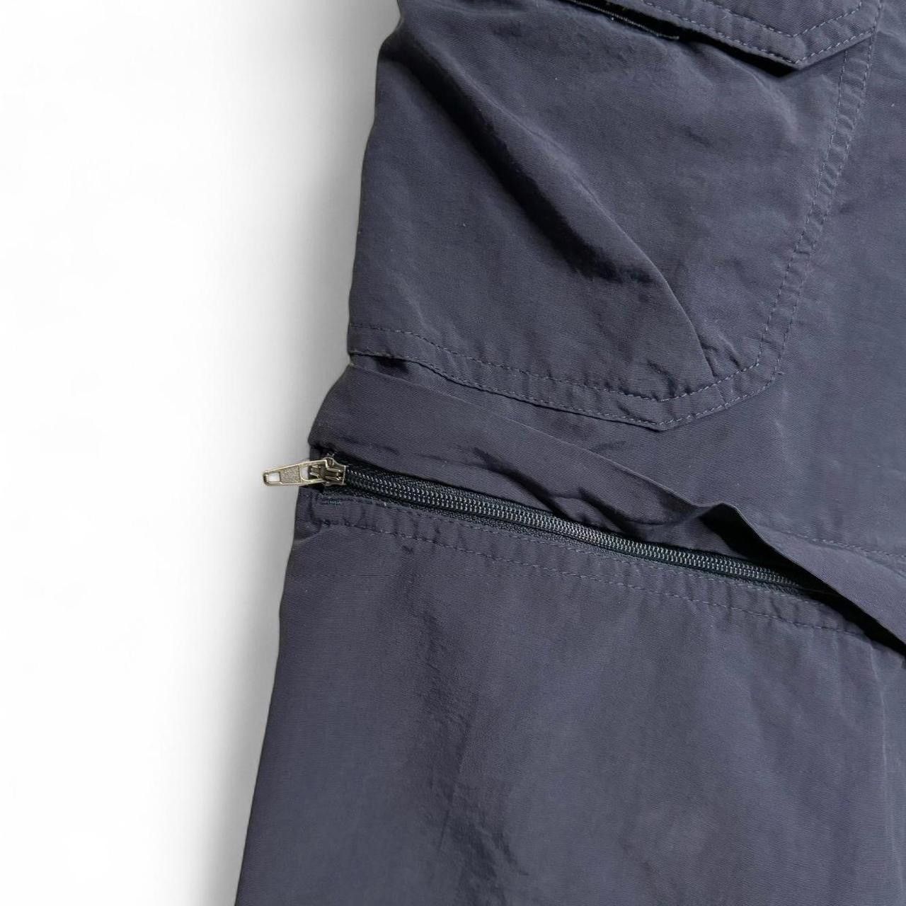 Royal Robbins × Vintage Vintage 00s Navy Hiking Nylon Baggy Cargo Pants Size US 28 / EU 44 - 4 Thumbnail
