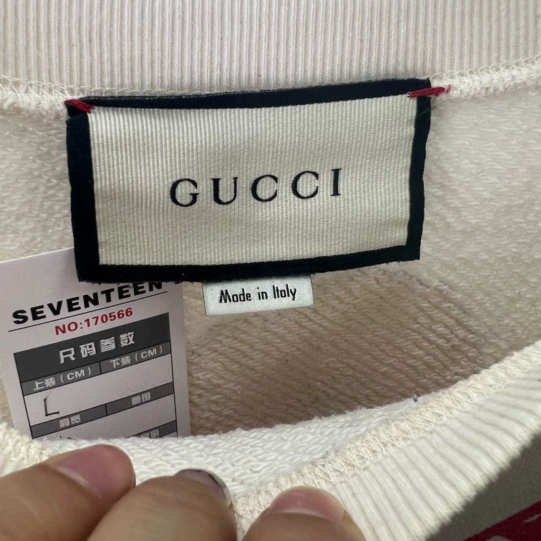 Gucci Gucci Beige piper sweatshirt Size US L / EU 52-54 / 3 - 3 Thumbnail