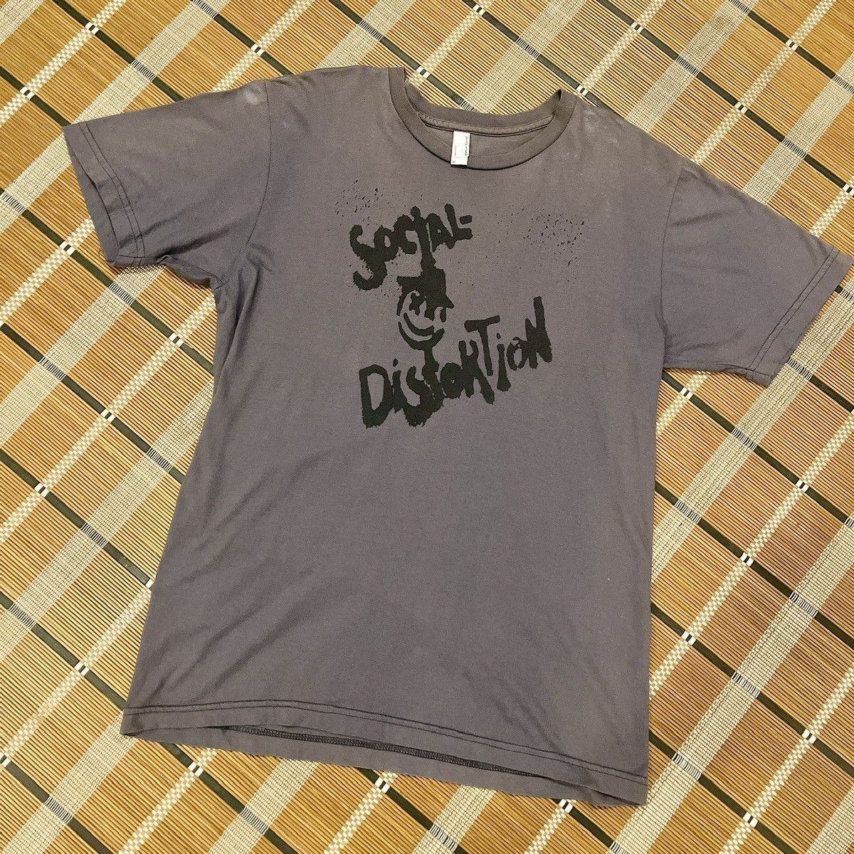 Band Tees × Vintage VTG 00’s Social Distortion Ringer Crop💀🎩 Size US M / EU 48-50 / 2 - 1 Thumbnail