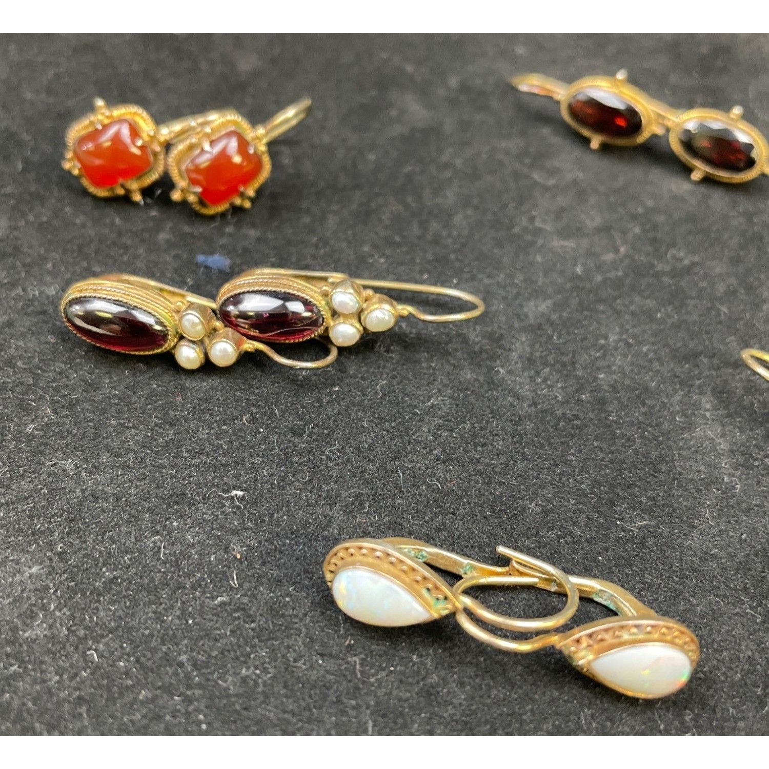 Other Vintage Women's Dangling Earings with Stones set of 6 SKU 61 Size ONE SIZE - 10 Thumbnail