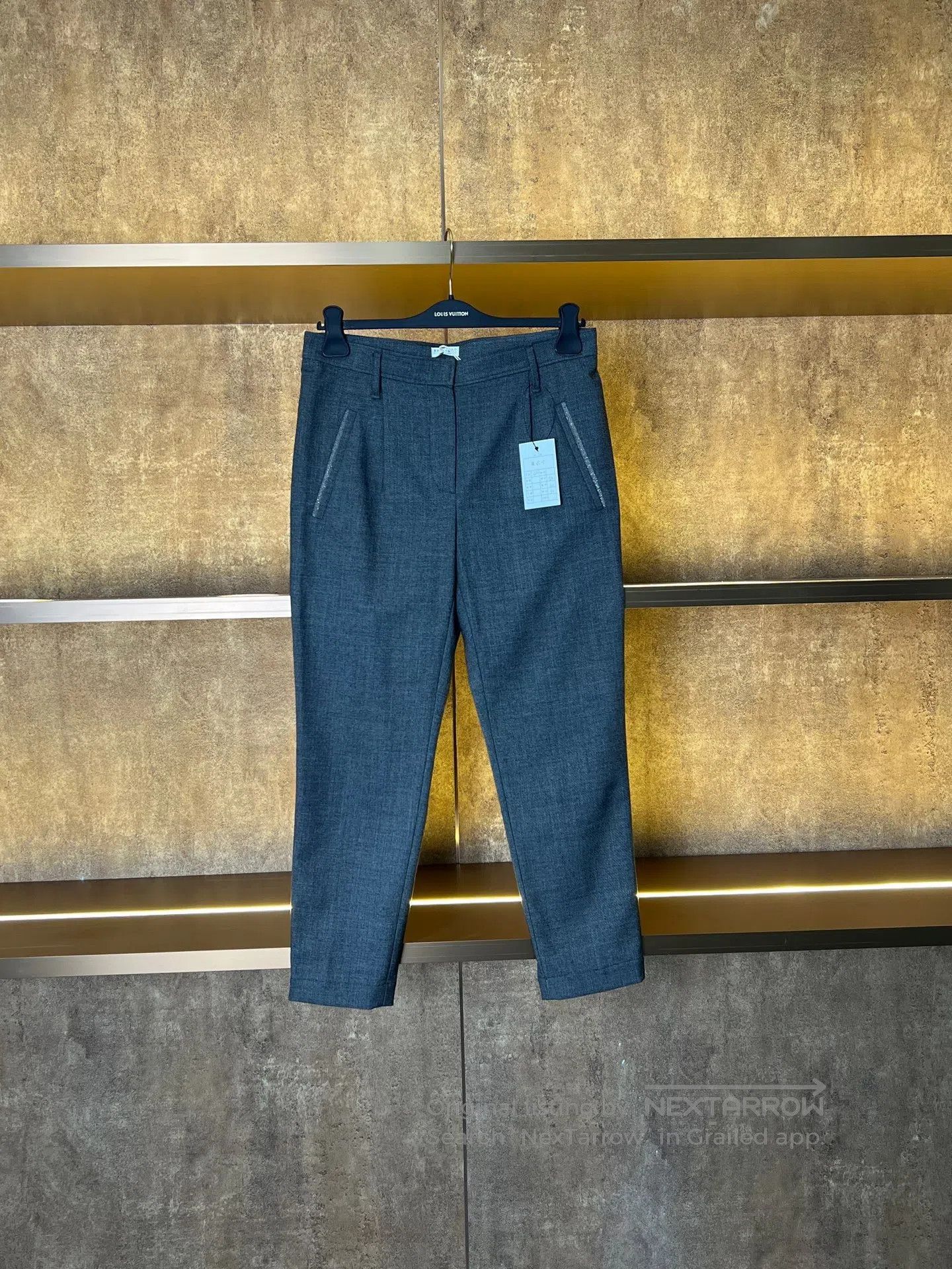 Brunello Cucinelli Brunello Cucinelli Beaded Dress Trousers| Size US 26 / EU 42 - 1 Thumbnail