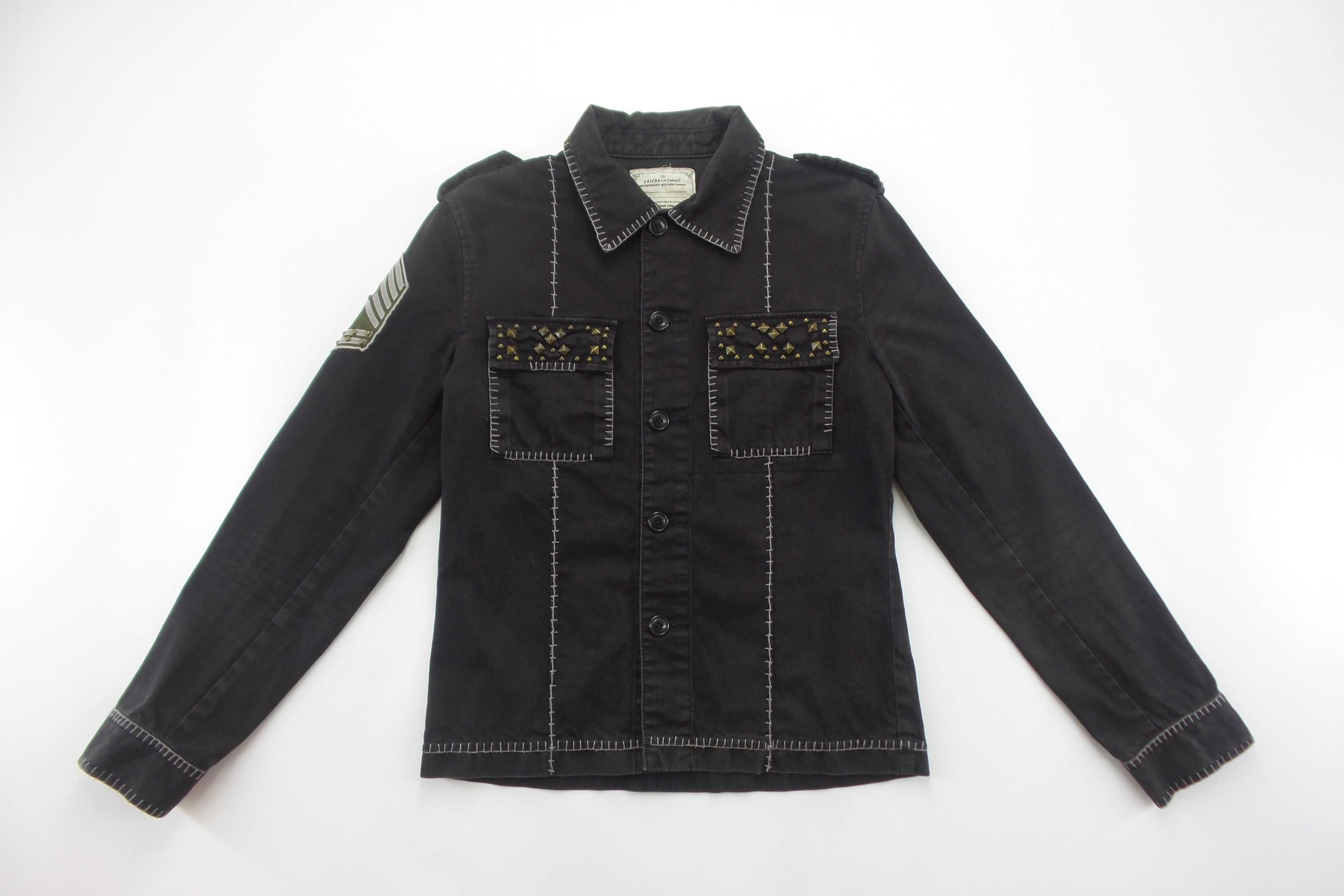 291295=Homme 291295=Homme Military Couture Studded Jackets Size US M / EU 48-50 / 2 - 1 Thumbnail