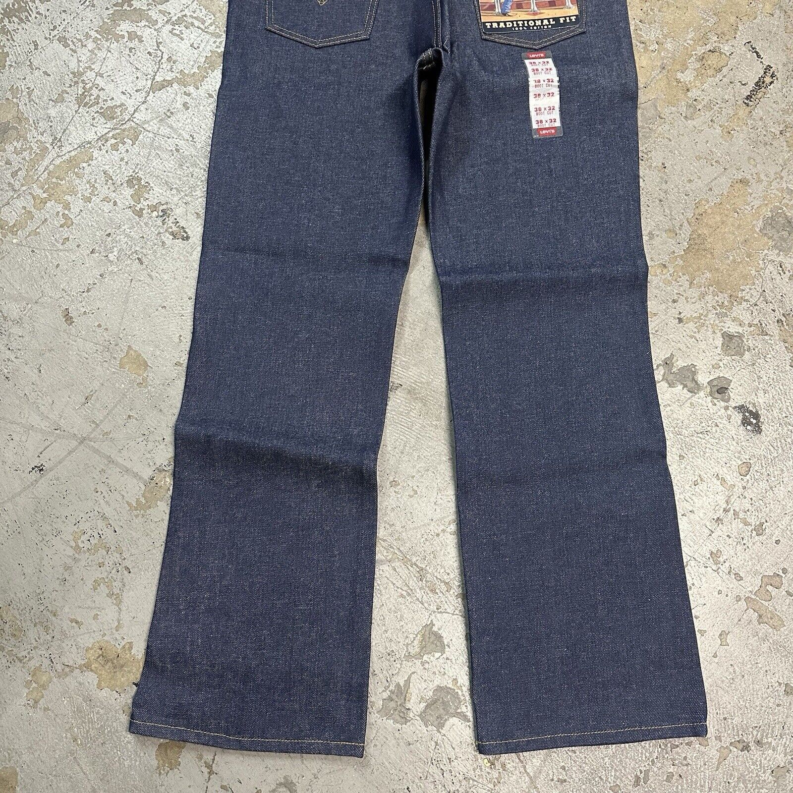 Levi's × Vintage NWT Vintage 90s Levi’s 517 Bootcut Dark Wash Denim Jeans Size US 38 / EU 54 - 3 Thumbnail