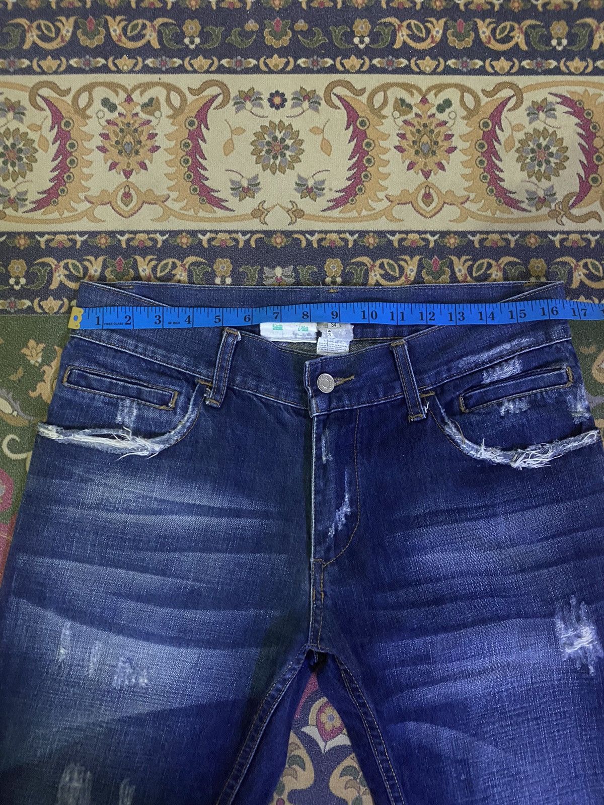 Dolce & Gabbana × Vintage 🔥RARE🔥DOLCE & GABBANA Distressed Denim Size US 33 - 15 Thumbnail