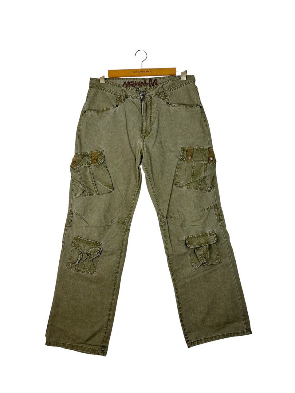 Airwalk Vintage Cargo Multi Pocket Pants Airwalk Streetwear/ Hip Hop Size US 32 / EU 48 - 1 Thumbnail