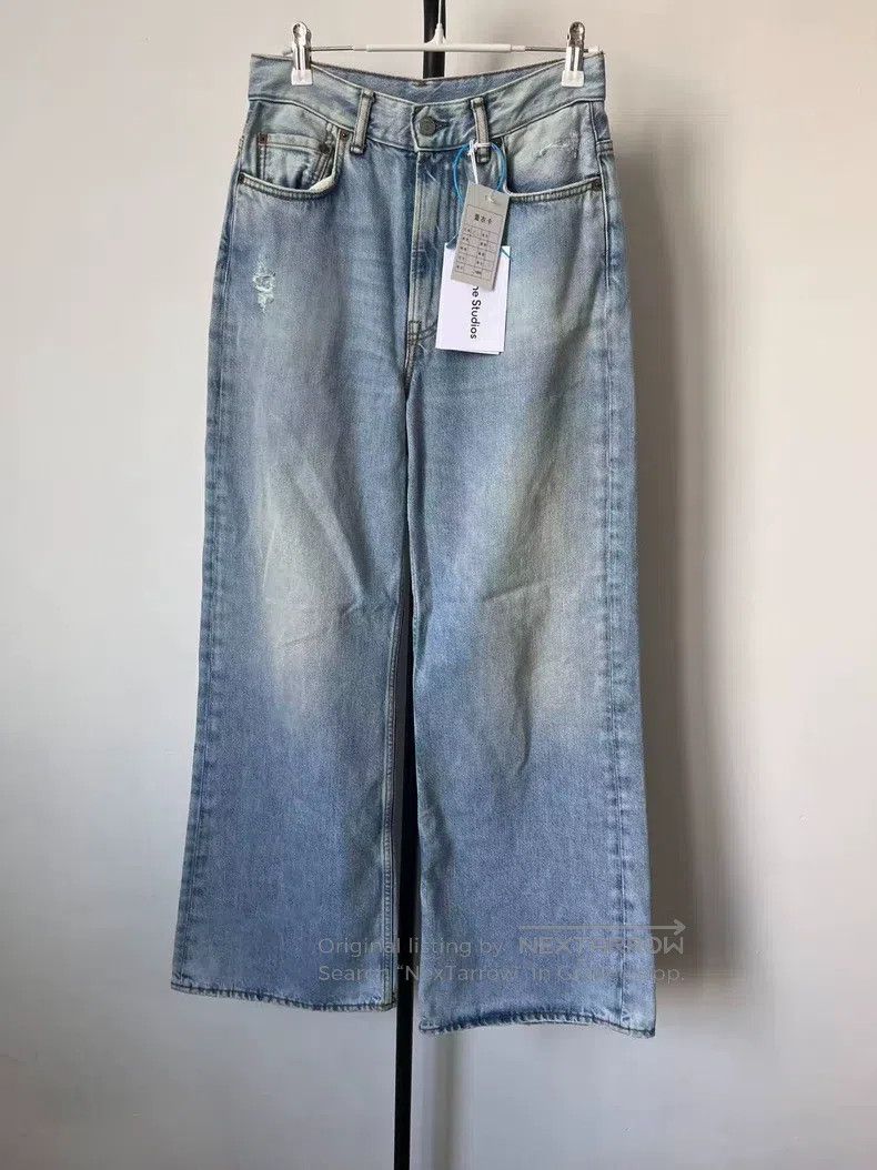 Acne Studios Acne Studios Wide-Leg Y2K Style Denim Pants (Y2K style ref Size 26" / US 2 / IT 38 - 1 Thumbnail