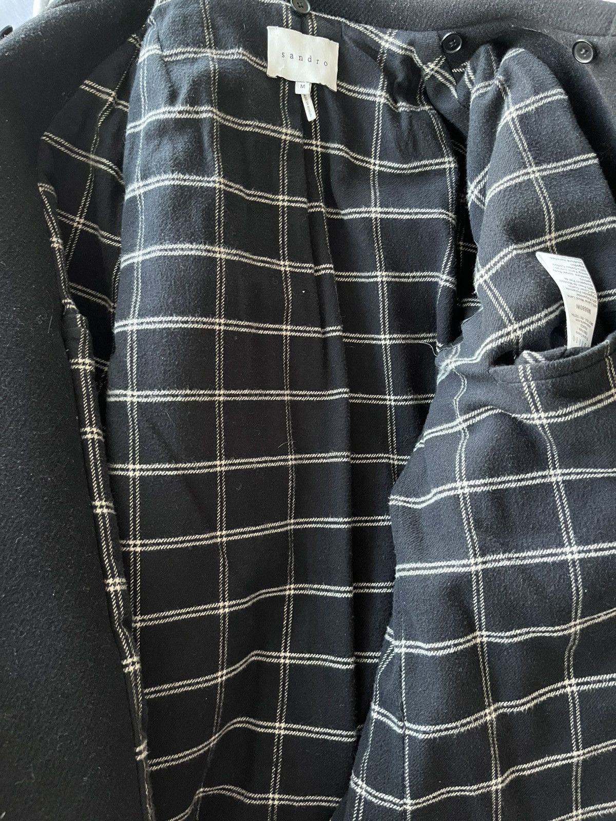 Sandro $1k Value Vintage Sandro French Pea Coat Runway Limited Size US M / EU 48-50 / 2 - 14 Thumbnail