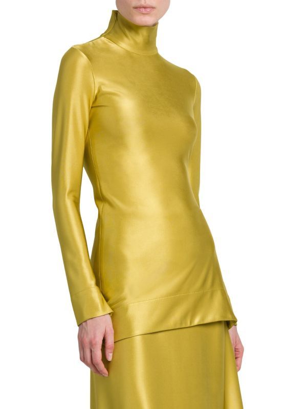 Jil Sander o1y1025 Blouse in Gold Size M / US 6-8 / IT 42-44 - 4 Thumbnail