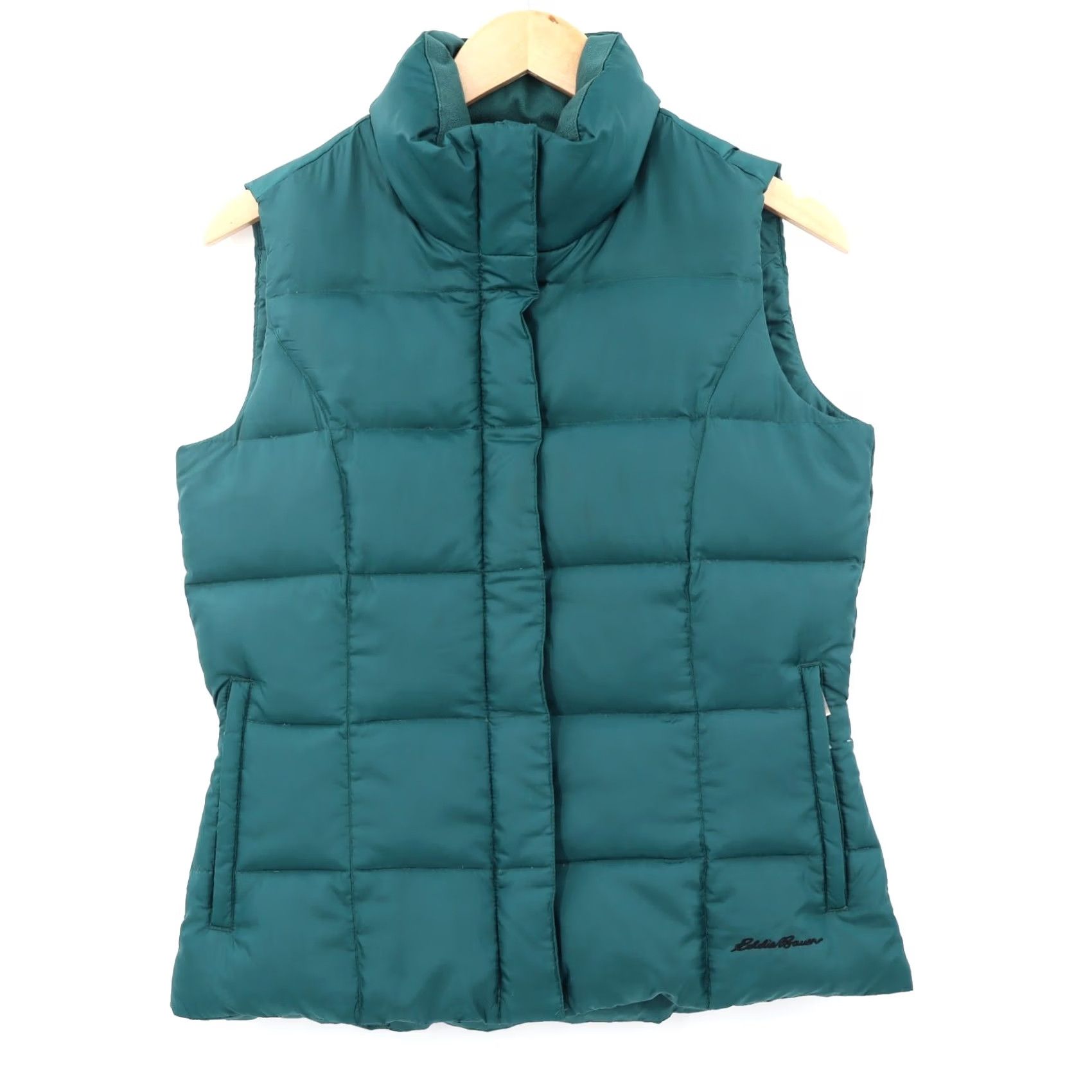 Eddie Bauer Eddie Bauer Women's Vest Puffer Goose Down-Softshell Emerald Green XS S? Size S / US 4 / IT 40 - 2 Thumbnail