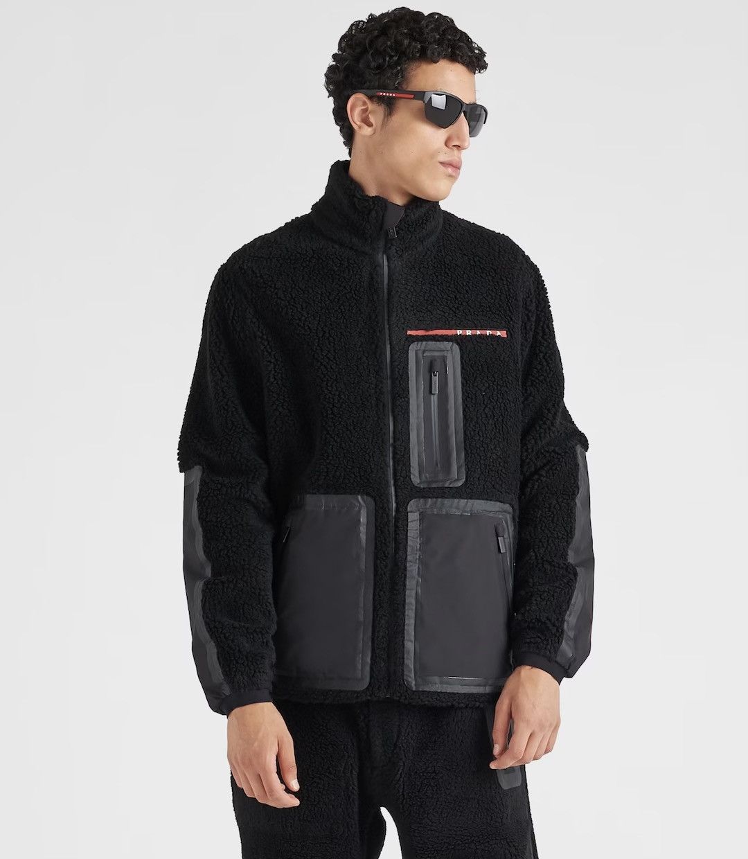 Prada Prada Recycled fleece technical jacket Size US S / EU 44-46 / 1 - 1 Thumbnail