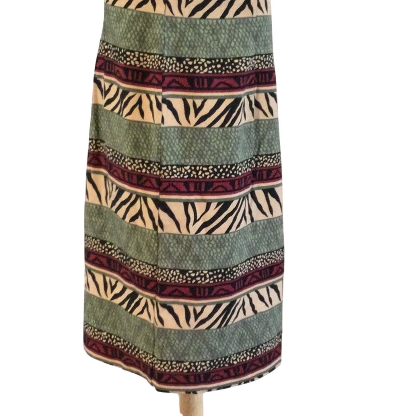 Other Kathie Lee Collection Multicolor S/L A-line Dress Size 12 Size XL / US 12-14 / IT 48-50 - 6 Thumbnail