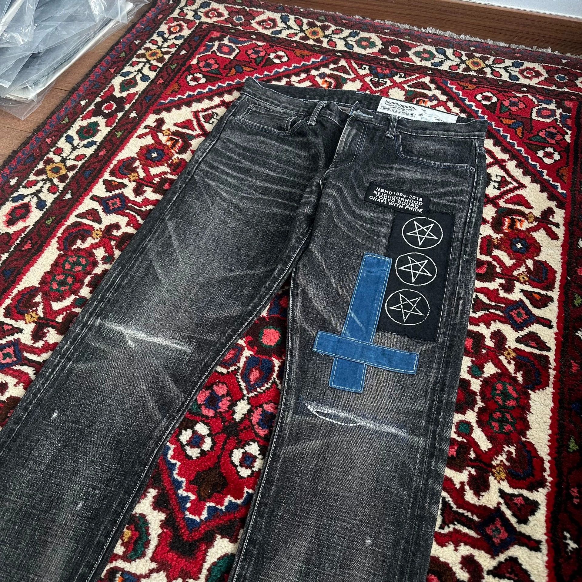 Neighborhood NEIGHBORHOOD 18SS METAL Jeans dp narrow M black Size US 33 - 5 Thumbnail
