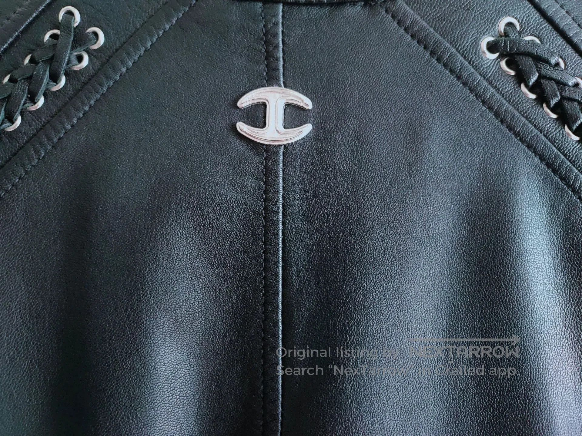 Just Cavalli Just Cavalli Goatskin Biker Jacket. Size US M / EU 48-50 / 2 - 6 Thumbnail
