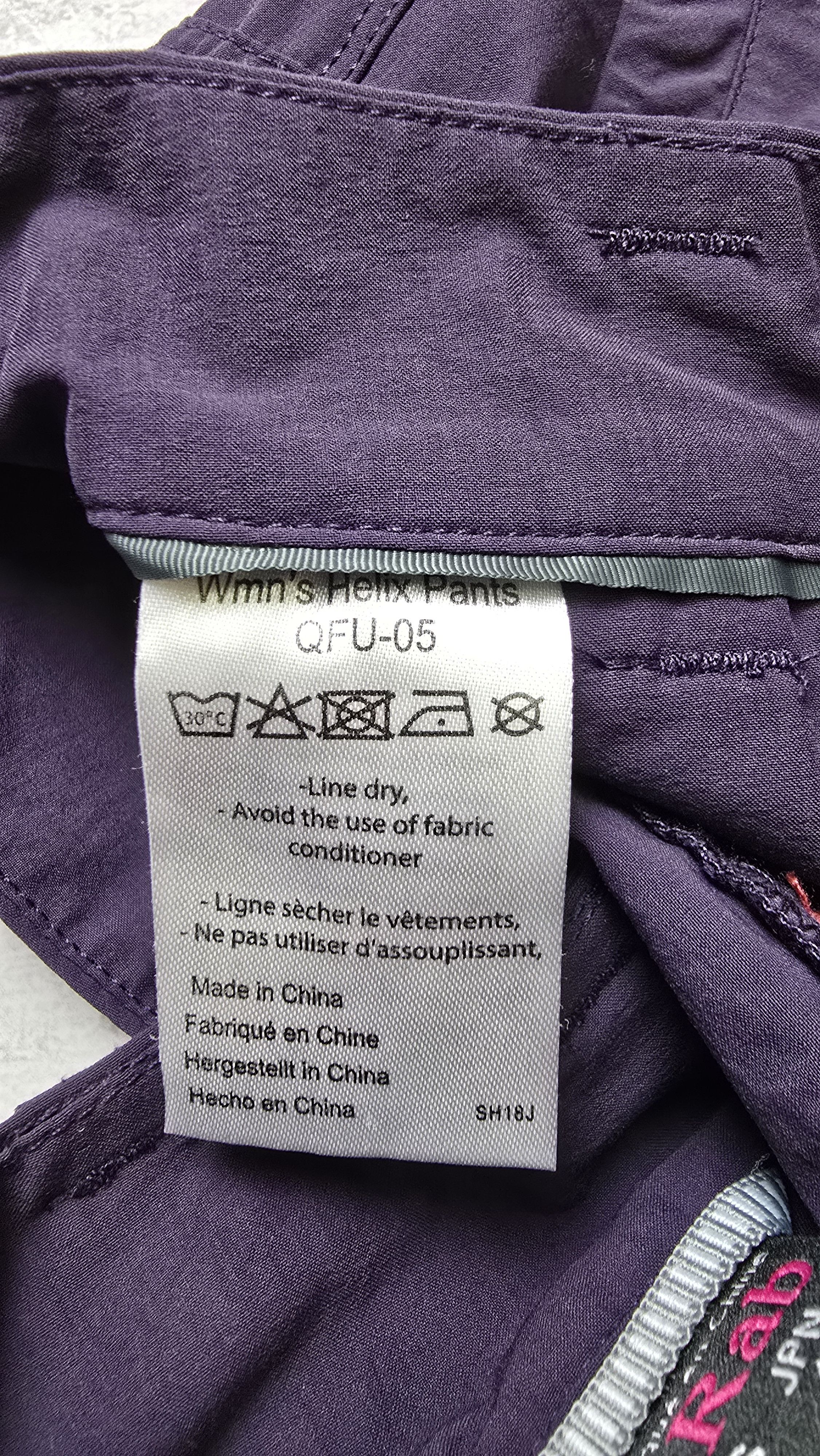 Rab Rab Women's Purple Helix Trousers Active Hiking Walk Pants Size 32" / US 10 / IT 46 - 17 Thumbnail