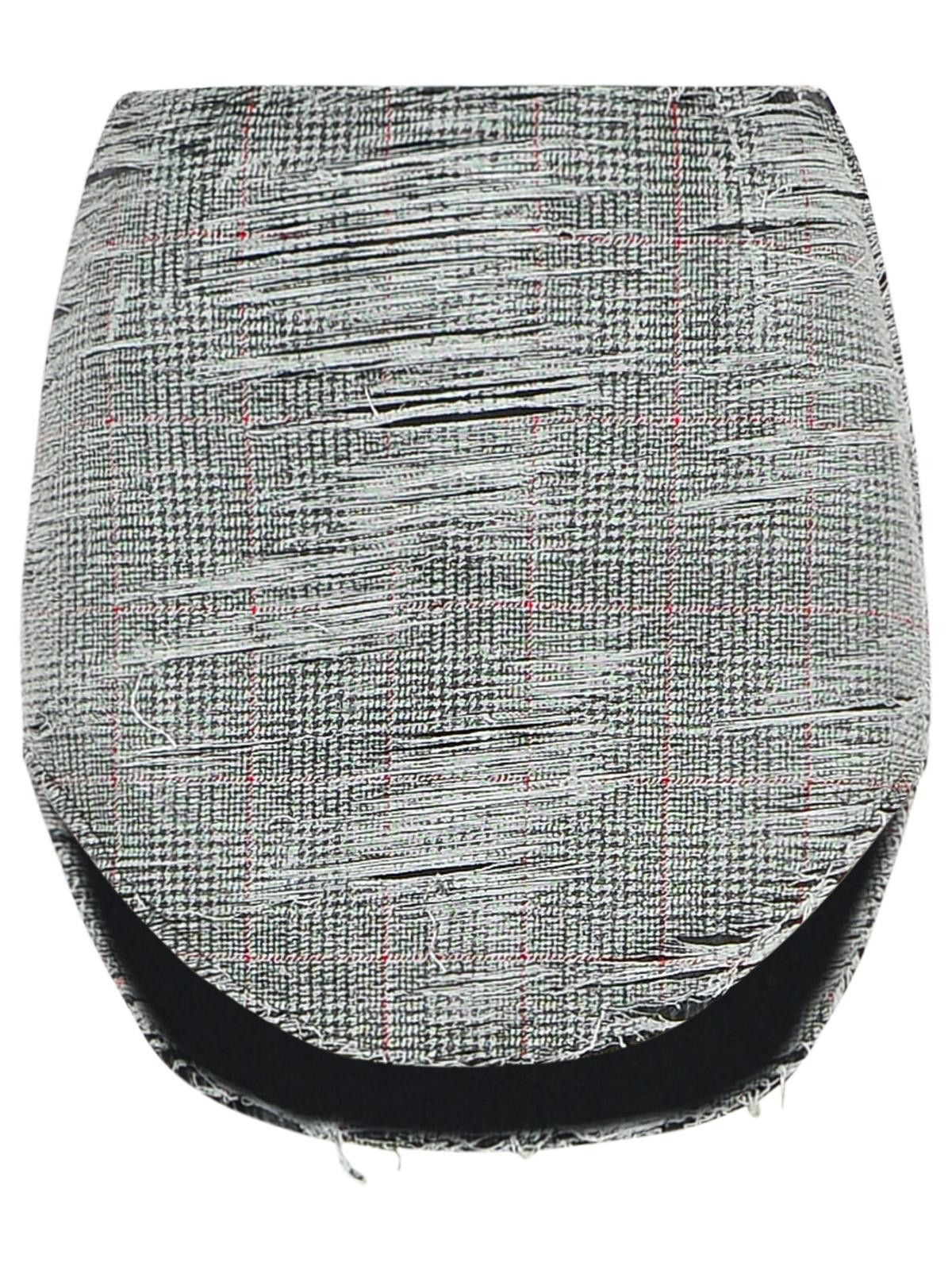 Diesel DIESEL 'Ada' Grey Cotton Miniskirt Size 28" / US 6 / IT 42 - 1 Thumbnail