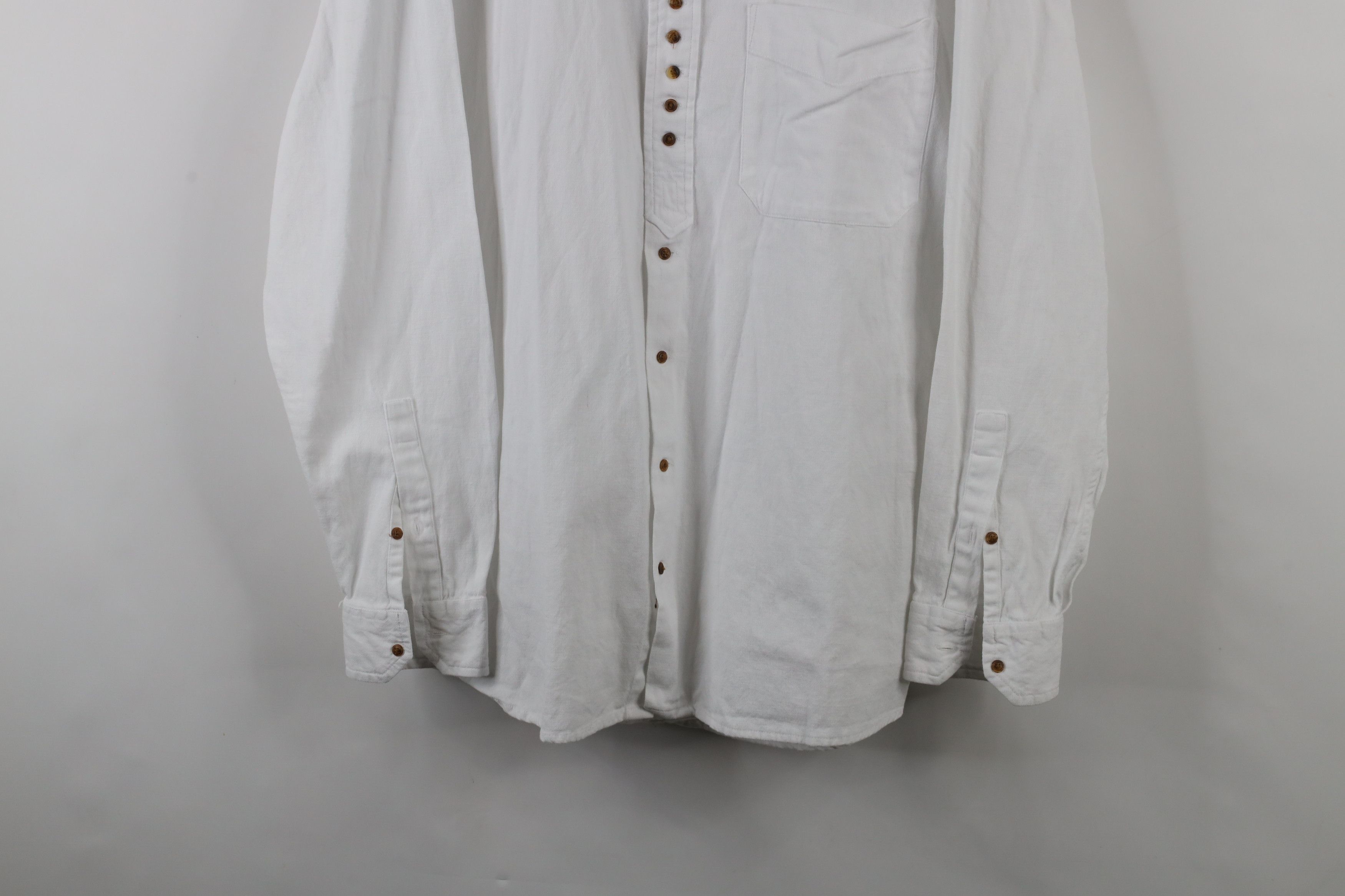 Vintage Vintage Streetwear Blend Grandpa Band Collar Button Shirt Size US L / EU 52-54 / 3 - 3 Thumbnail