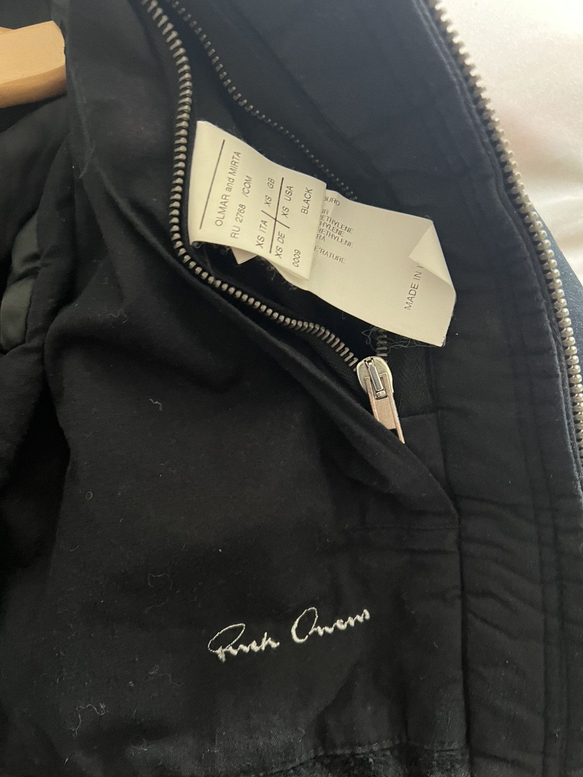 Rick Owens Rick Owen’s fw08 removable placket leather jacket Size US XS / EU 42 / 0 - 6 Thumbnail