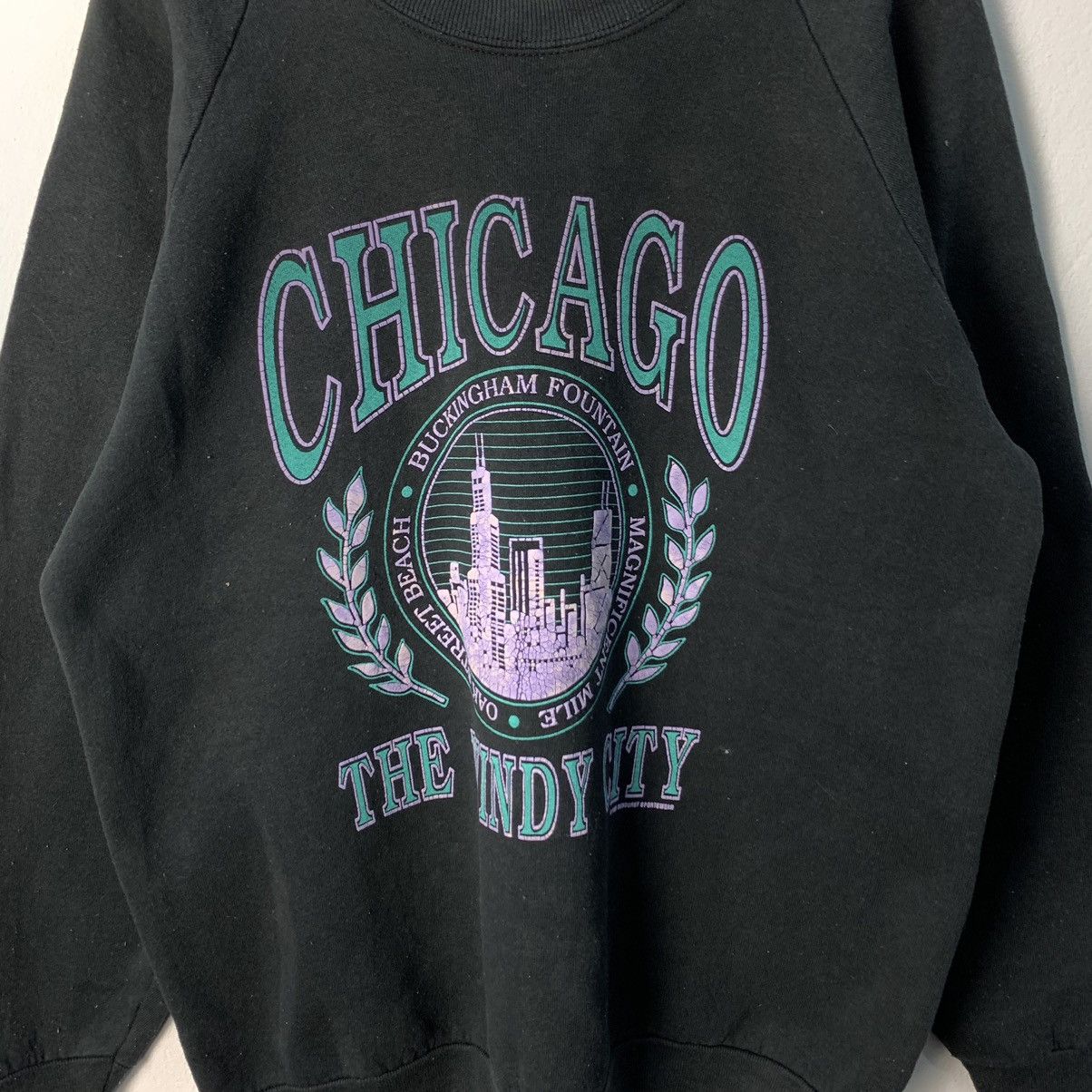 Fruit Of The Loom The Windy City Chicago Sweatshirt Size US XL / EU 56 / 4 - 3 Thumbnail
