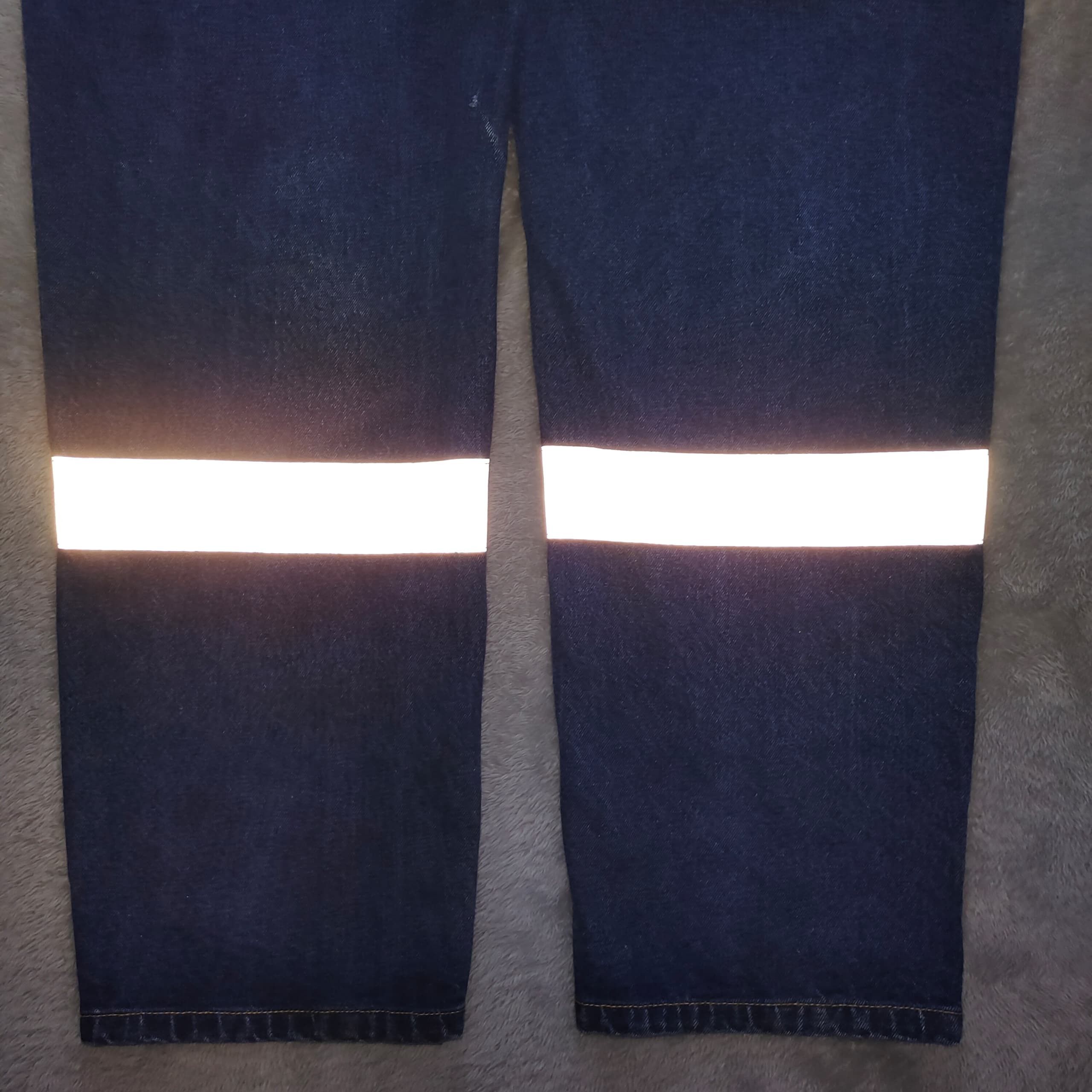 Fubu × JNCO × Southpole DISTRESSED Y2K KINGGEE KNEE REFLECTOR JEANS PANT Size US 39 - 6 Thumbnail