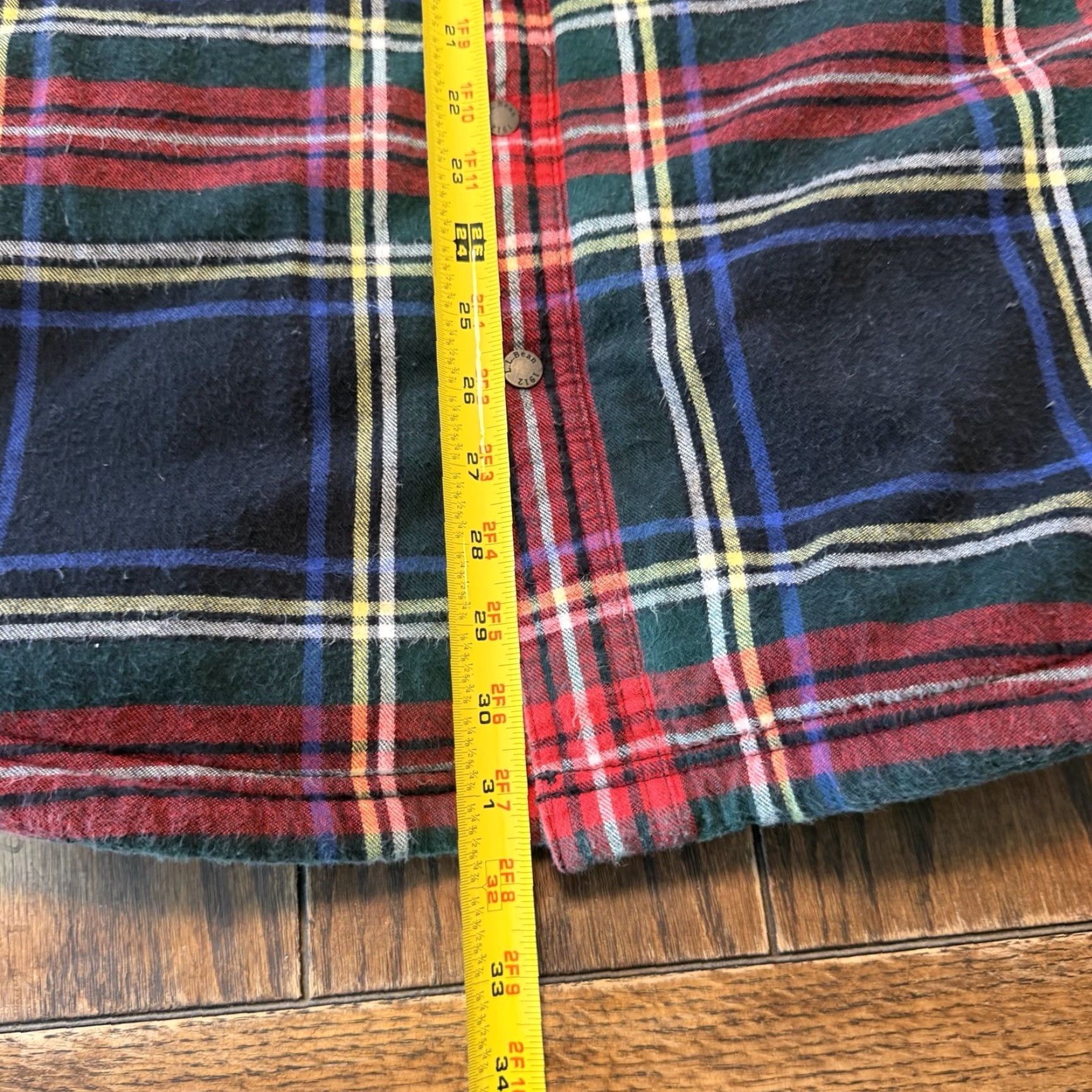 Vintage VINTAGE LL Bean Flannel Shirt Jacket Mens Large Sherpa Lined Scotch Tartan Plaid Farm Size US L / EU 52-54 / 3 - 5 Thumbnail