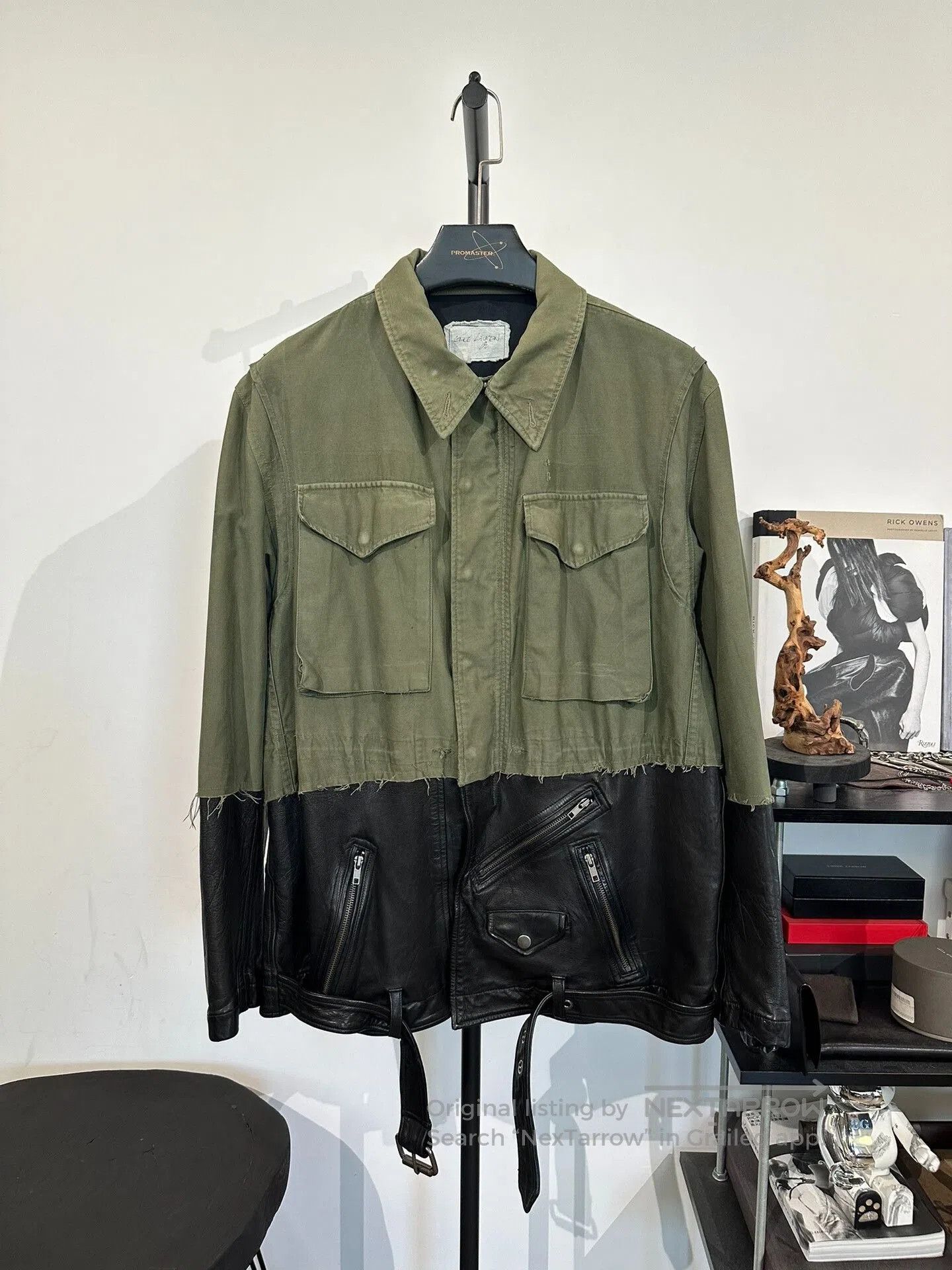 Greg Lauren Greg Lauren Leather Patchwork Utility Jacket. Size US L / EU 52-54 / 3 - 1 Thumbnail