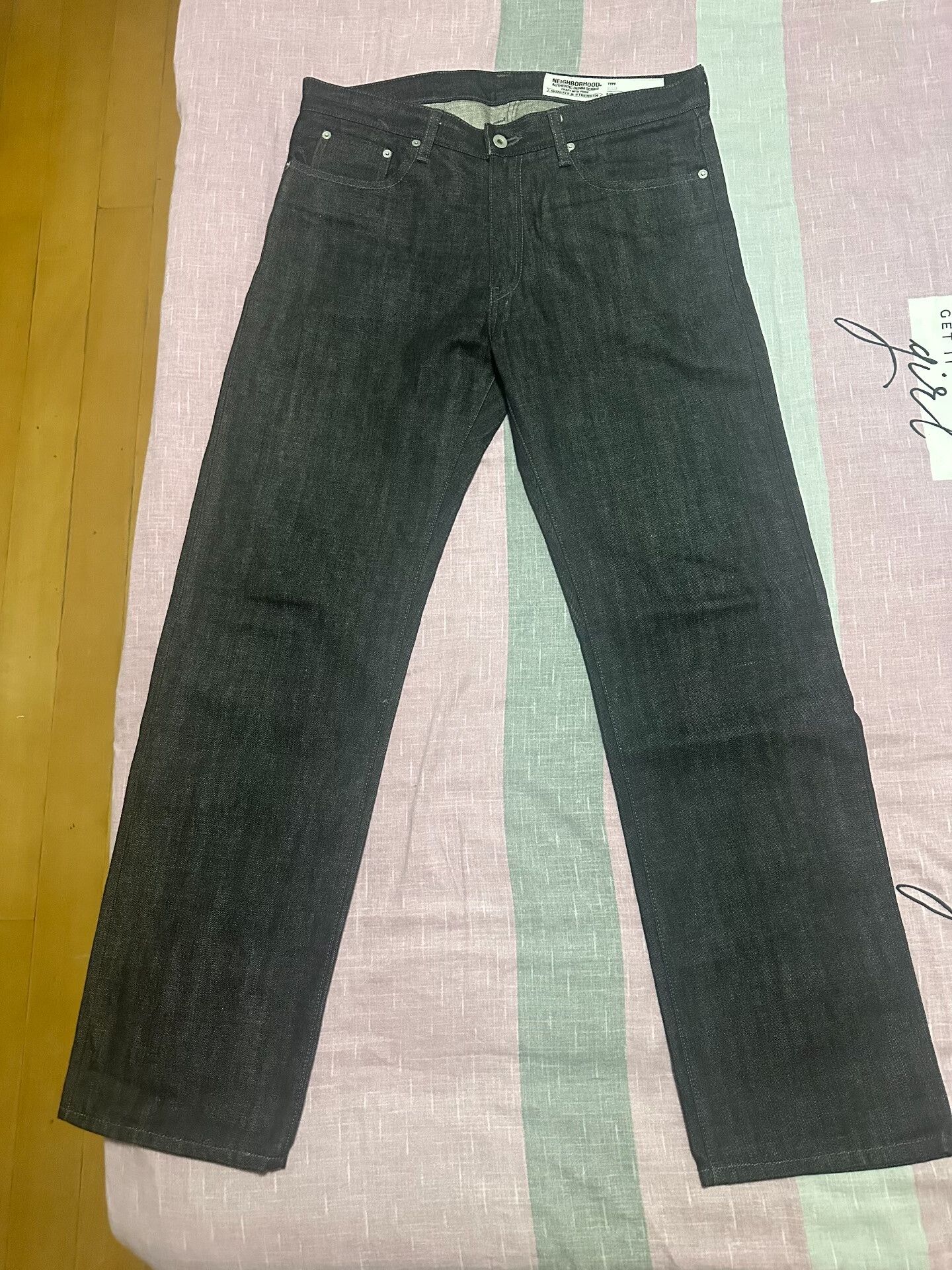 Neighborhood Neighborhood 16aw Raw Denim Jeans Size US 31 - 1 Thumbnail