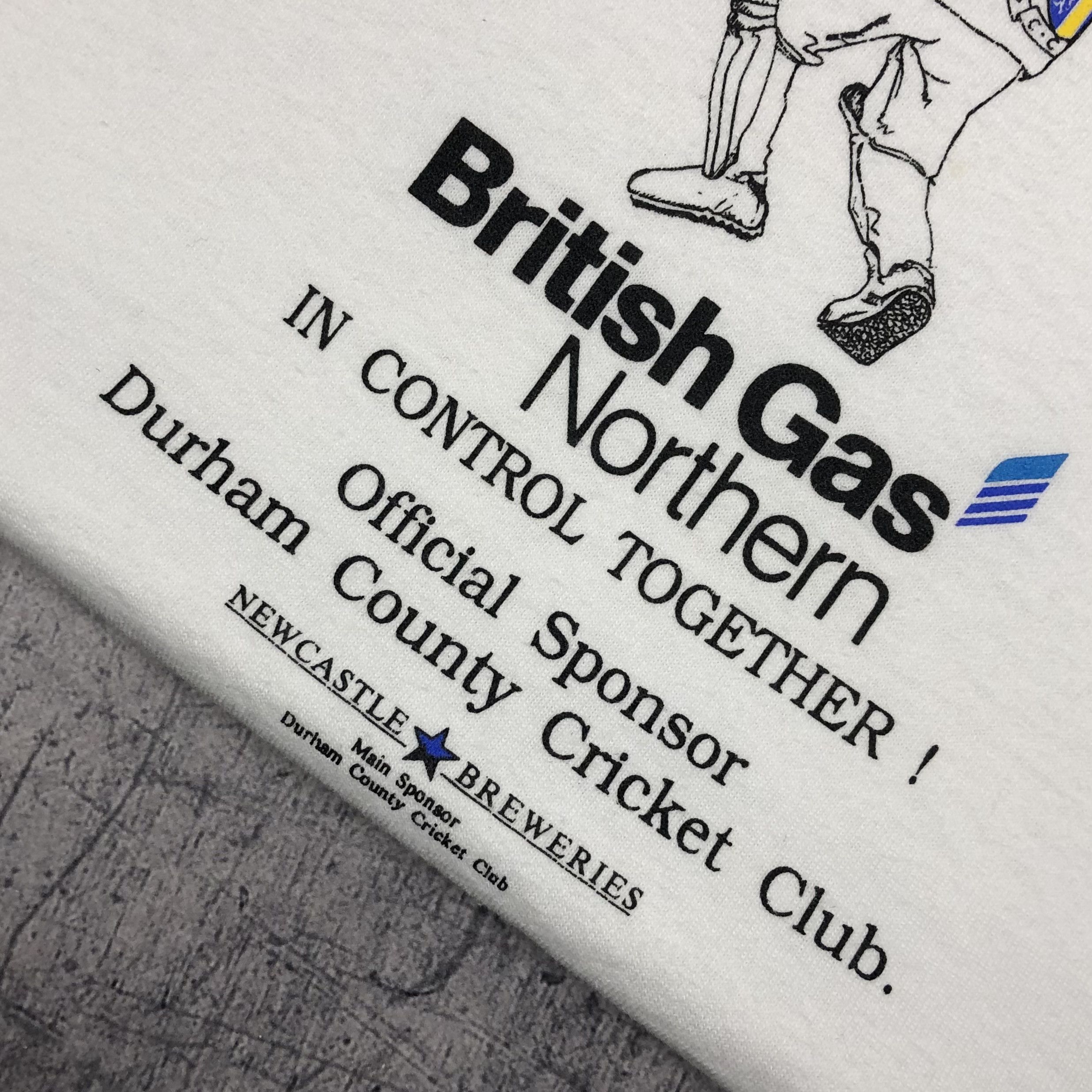 Vintage Vintage Newcastle Breweries Durham County Cricket Tee Size US XL / EU 56 / 4 - 4 Thumbnail