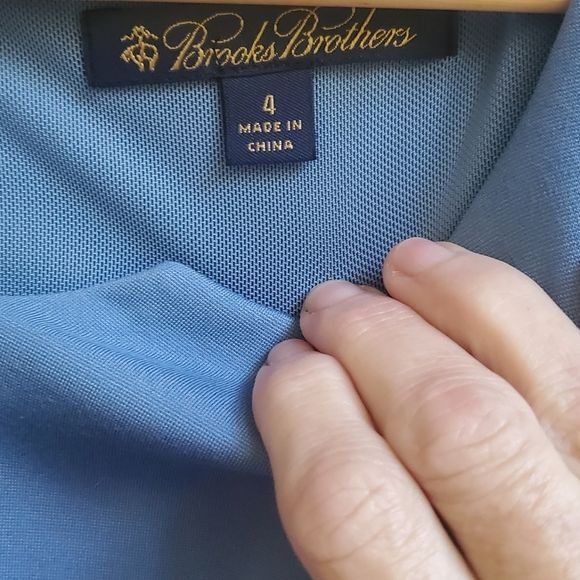 Brooks Brothers Brooks Brothers Sculpted Neckline Sheath Ponte Knit Meshed L Size S / US 4 / IT 40 - 5 Thumbnail