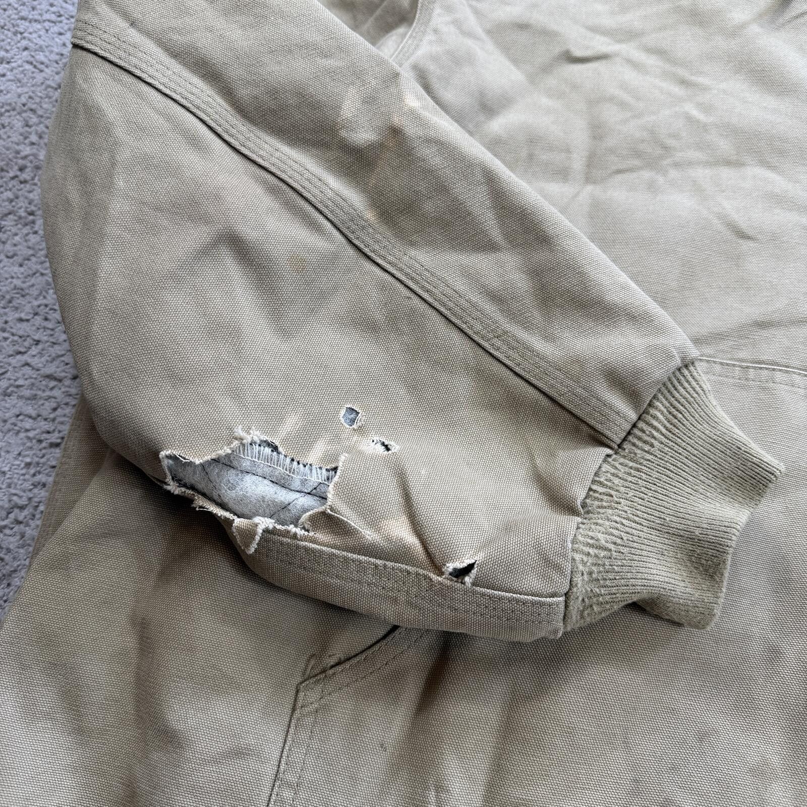 Carhartt Vintage Carhartt Active Jacket Tan Duck Canvas Workwear 2XL Size US XXL / EU 58 / 5 - 7 Thumbnail