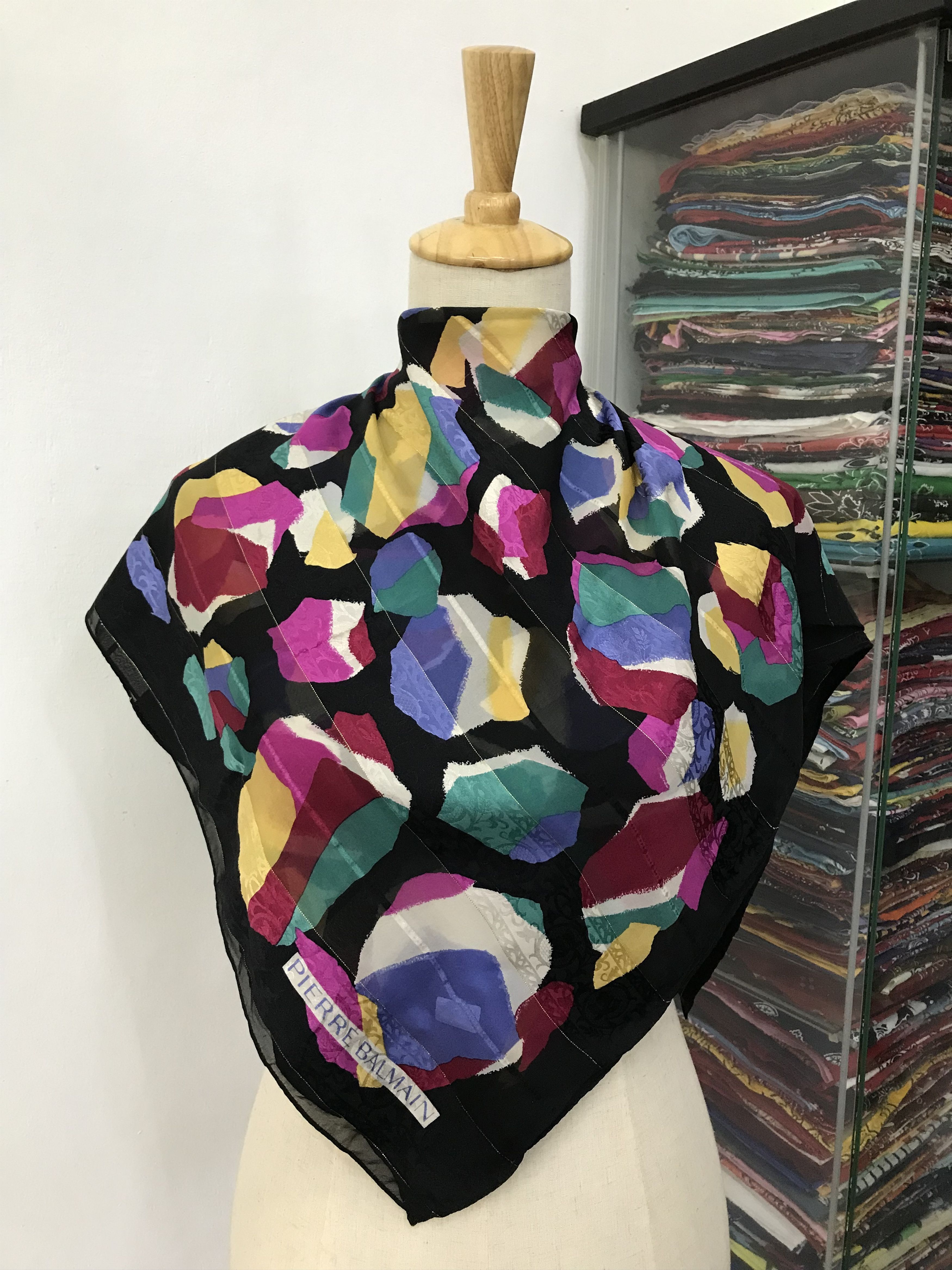 Pierre Balmain Vintage Pierre Balmain Silk Scarf Size ONE SIZE - 1 Thumbnail