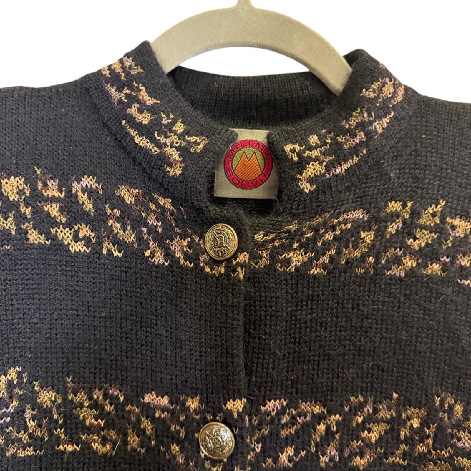 Other Vintage Millma Bolivia Chic Alpaca Blend Sweater sz L Size L / US 10 / IT 46 - 3 Thumbnail