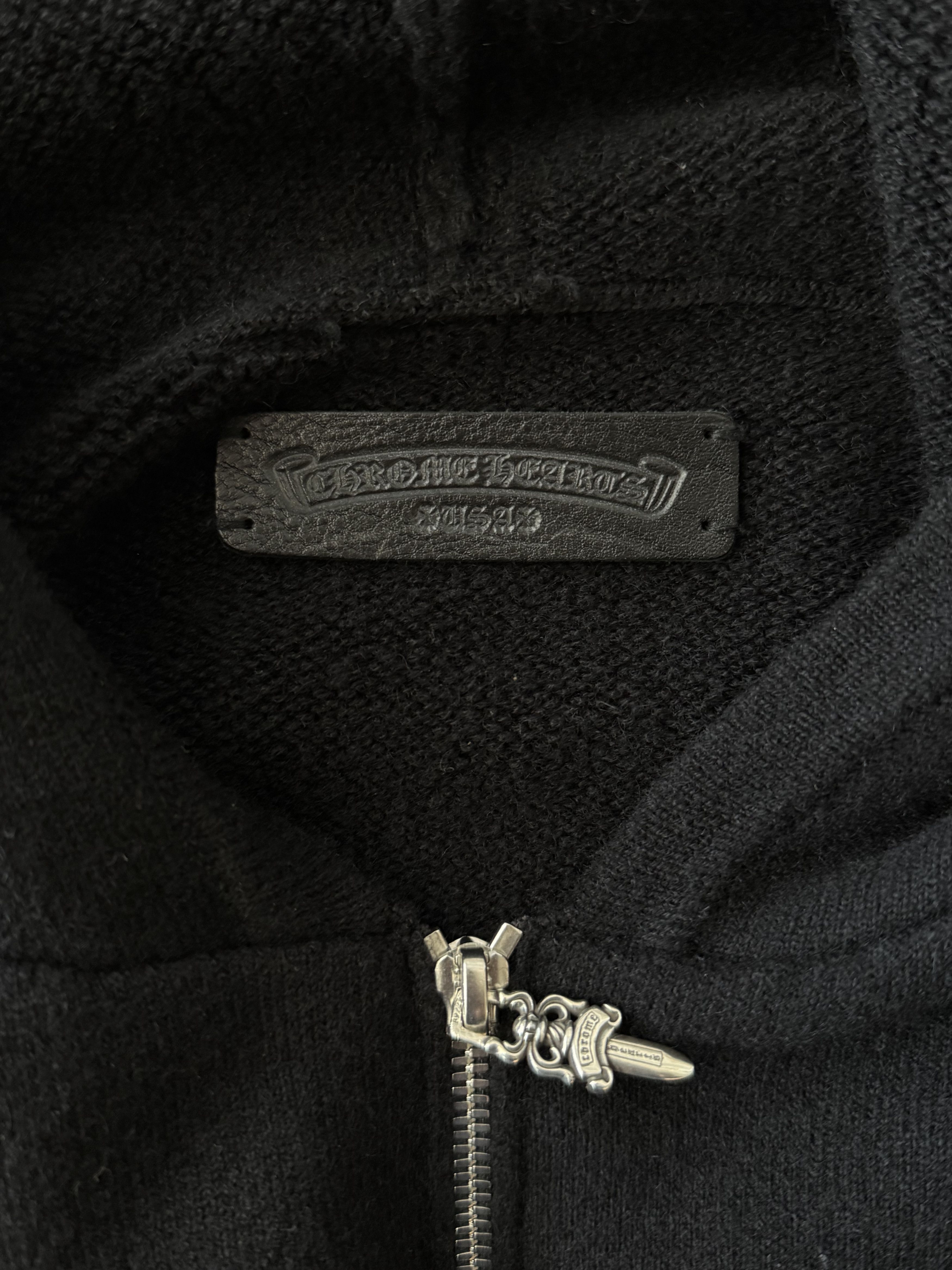 Chrome Hearts Chrome Hearts Black & White Floral Cashmere Zip Up Hoodie Size US L / EU 52-54 / 3 - 3 Thumbnail
