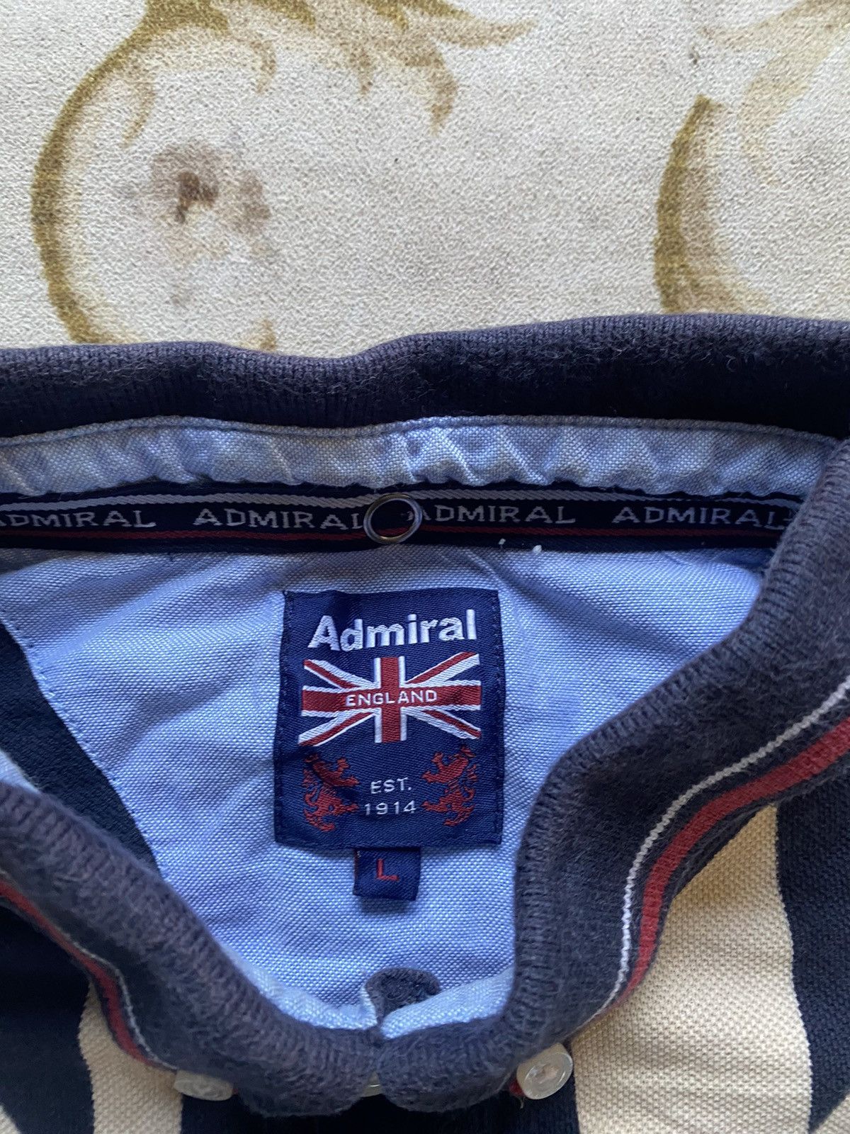 Japanese Brand Vintage Admiral polo tee Size US M / EU 48-50 / 2 - 6 Thumbnail