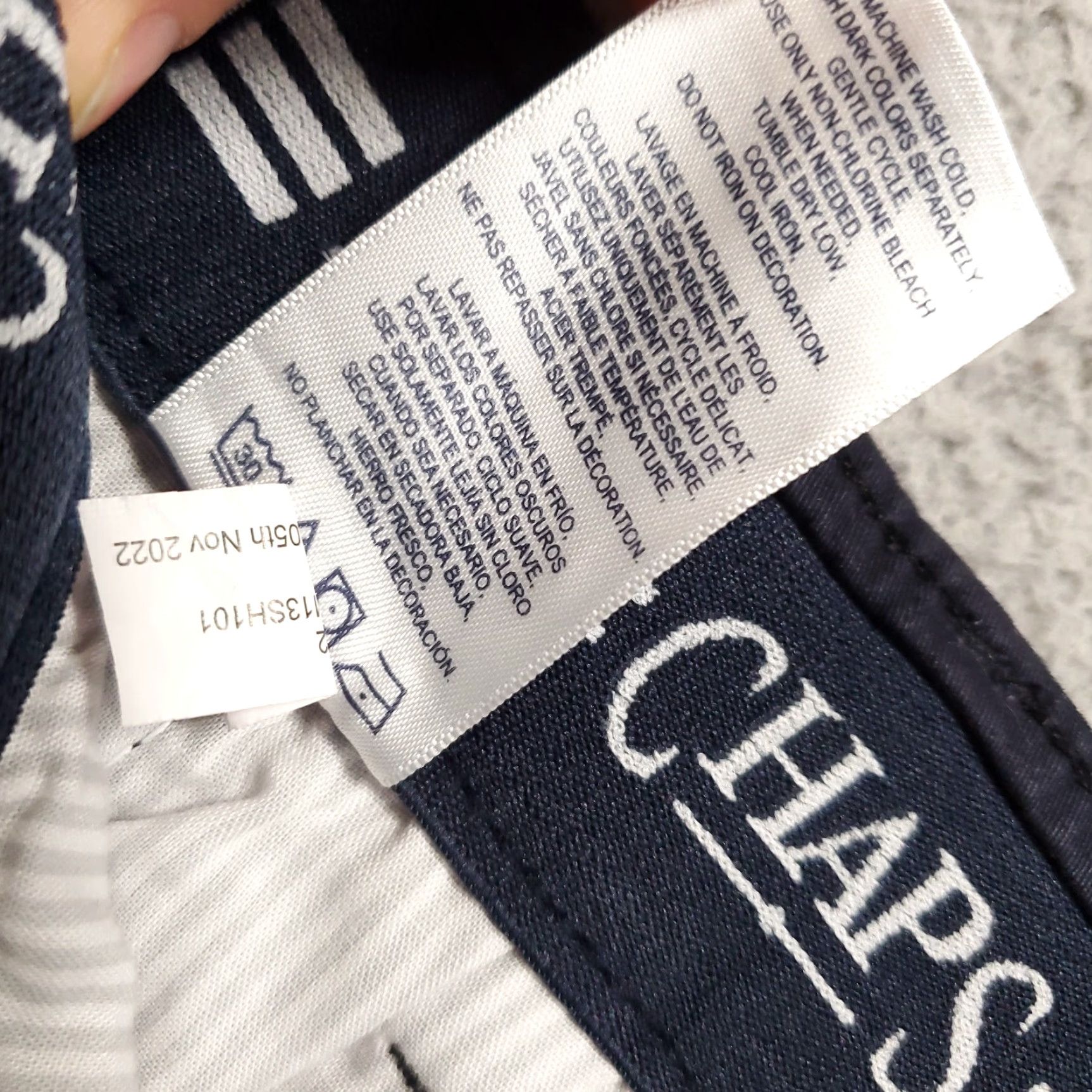 Chaps Chaps Brand New Mens Shorts Size 30 Blue Stretch Waist Comfort Chino 30x9 NWT Buttons Pocket Sl ong? Size US 31 - 5 Thumbnail