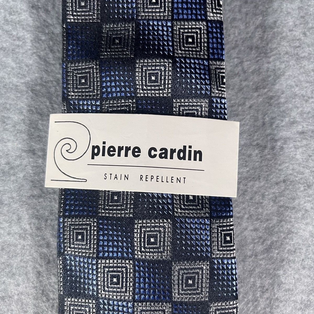 Pierre Cardin pierre cardin men’s stain repelent blue tie Size ONE SIZE - 2 Thumbnail