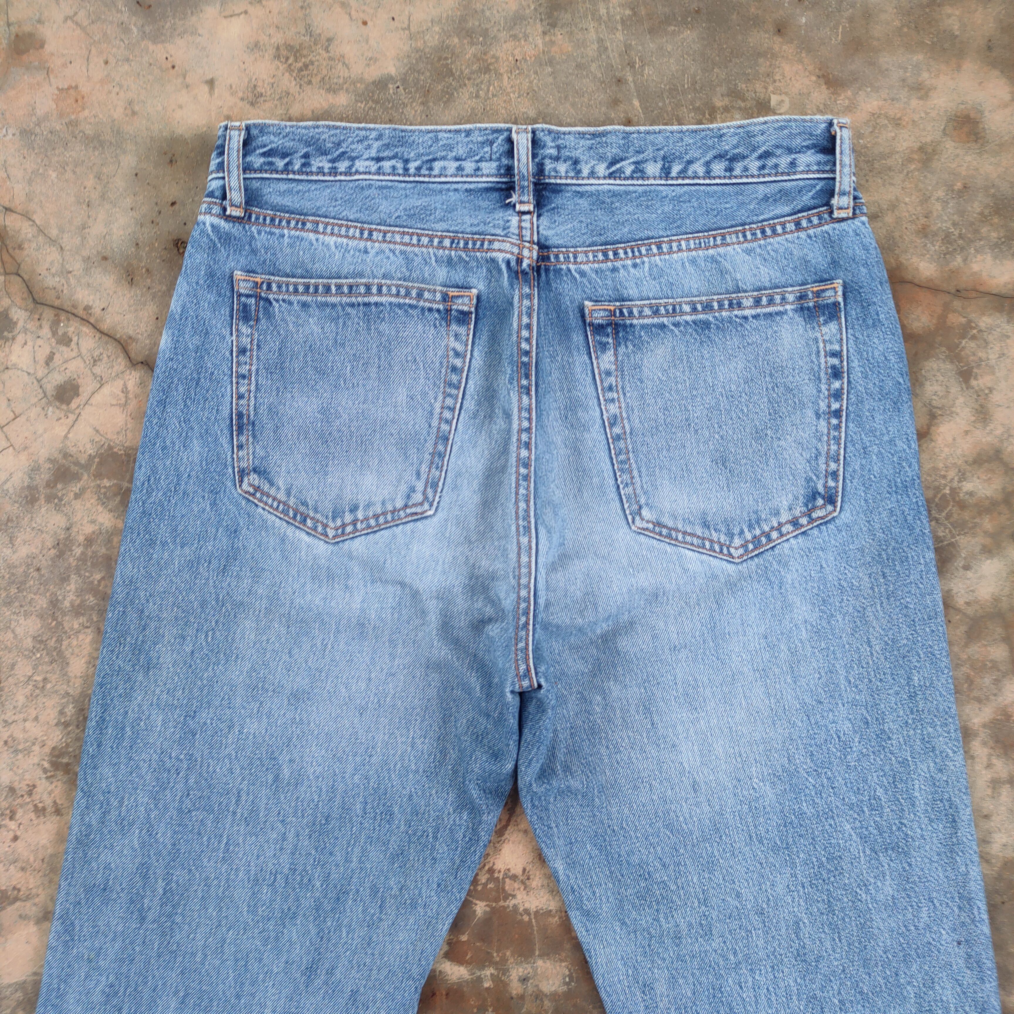 Black Label × Japanese Brand × Jean VINTAGE JAPANESE FADED RIPPED JEANS DENIM PANTS Size US 32 / EU 48 - 11 Thumbnail