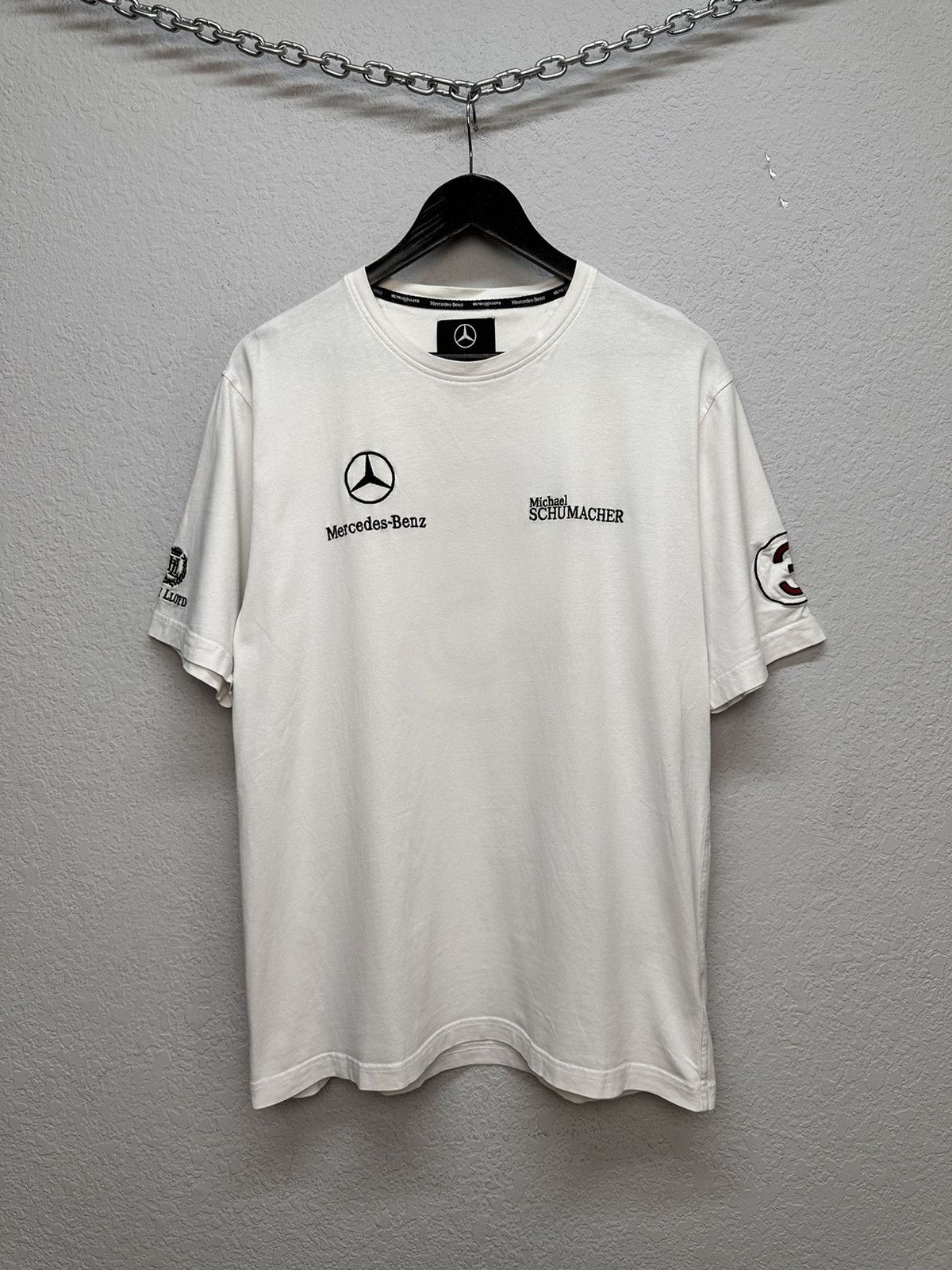 Mercedes-Benz Vintage MERCEDES BENZ MICHAEL SCHUMACHER Tee Shirt Top Size US L / EU 52-54 / 3 - 1 Thumbnail