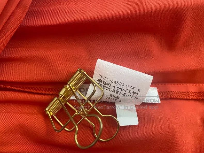 Issey Miyake Issey Miyake Trench Coat Pumpkin Orange Size M / US 6-8 / IT 42-44 - 3 Thumbnail