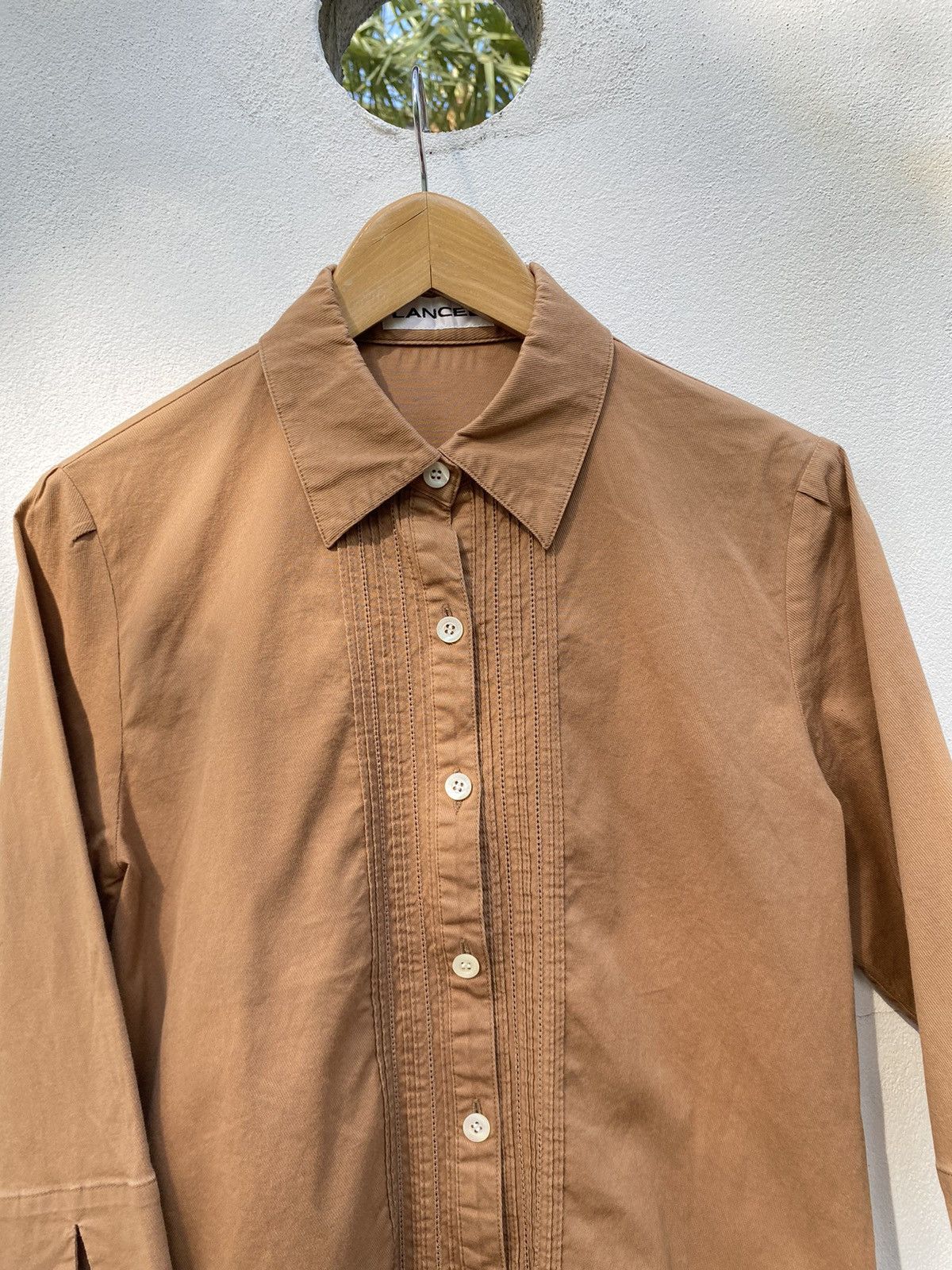 Lancel LANCEL brown shirt Size S / US 4 / IT 40 - 10 Thumbnail