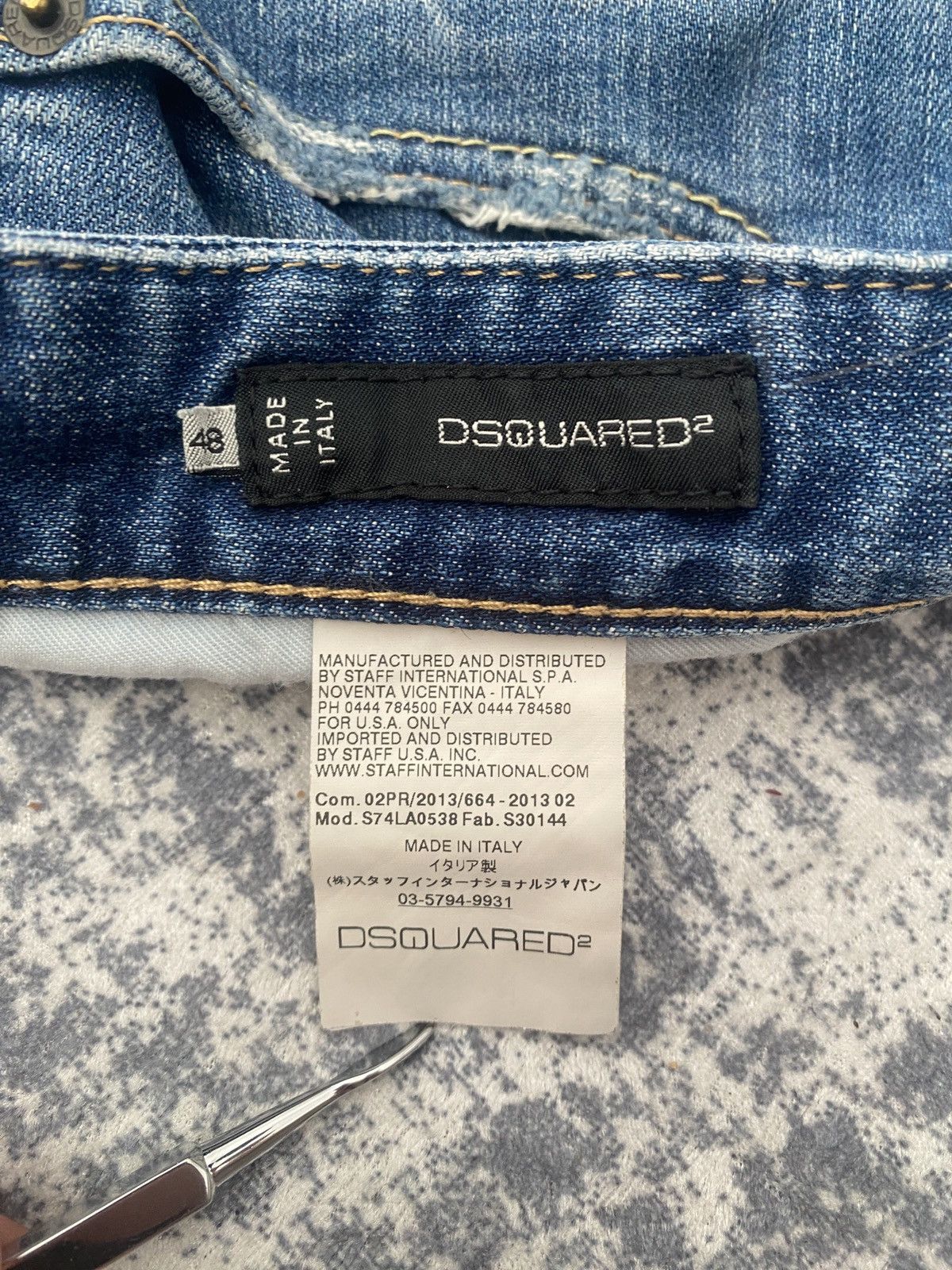 Dsquared2 Dsquared luxury denim jeans with small logo Size US 32 / EU 48 - 2 Thumbnail