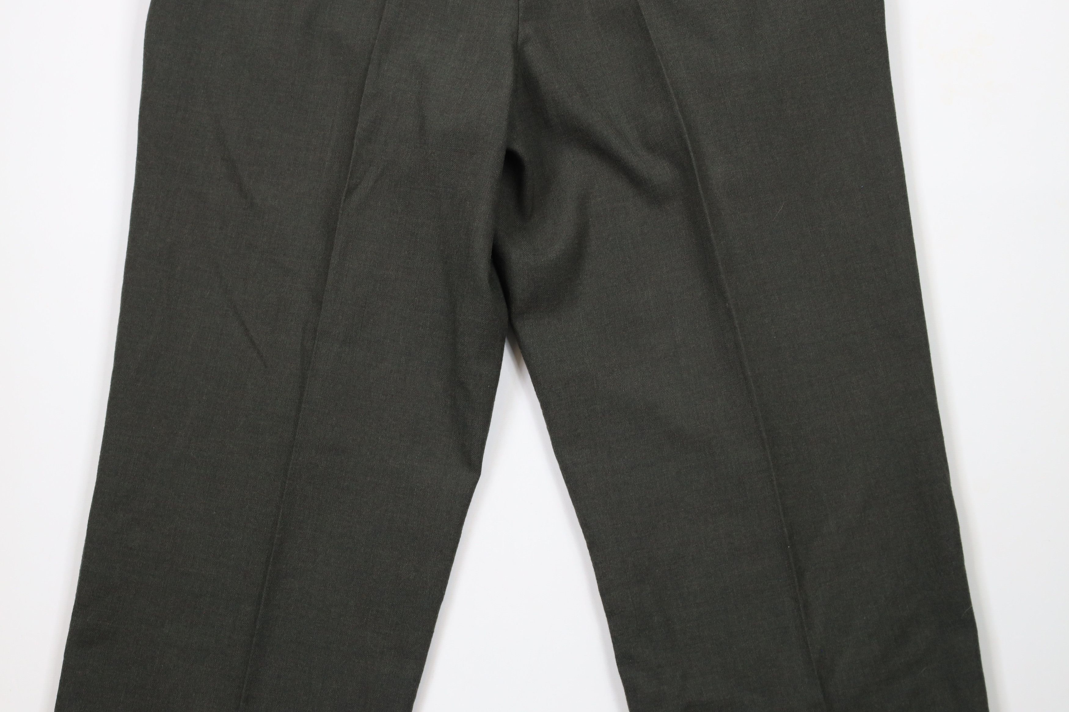 Vintage Vintage 90s Streetwear Herringbone Cuffed Wide Leg Pants Size US 36 / EU 52 - 11 Thumbnail