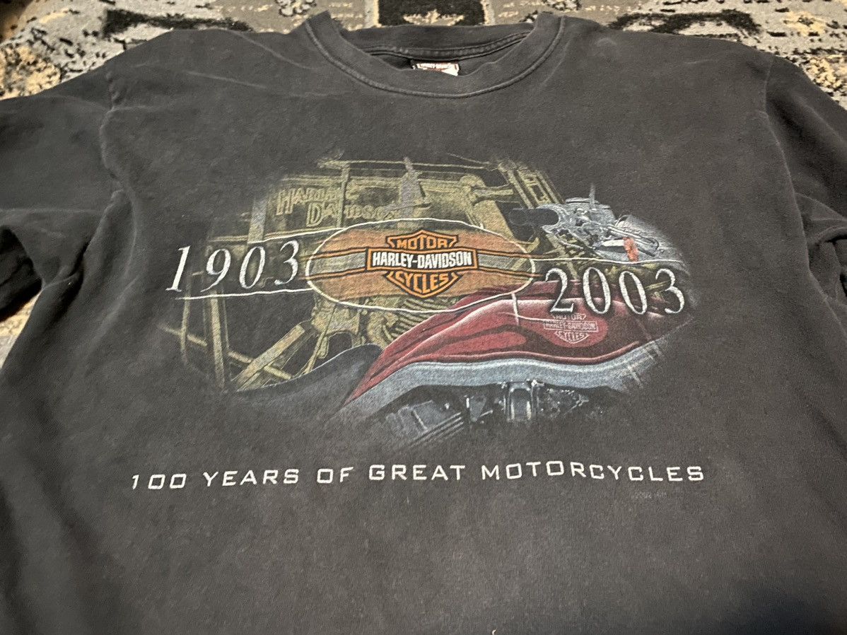 Harley Davidson × Vintage HD 100 Year Anniversary Tee Size US L / EU 52-54 / 3 - 3 Thumbnail